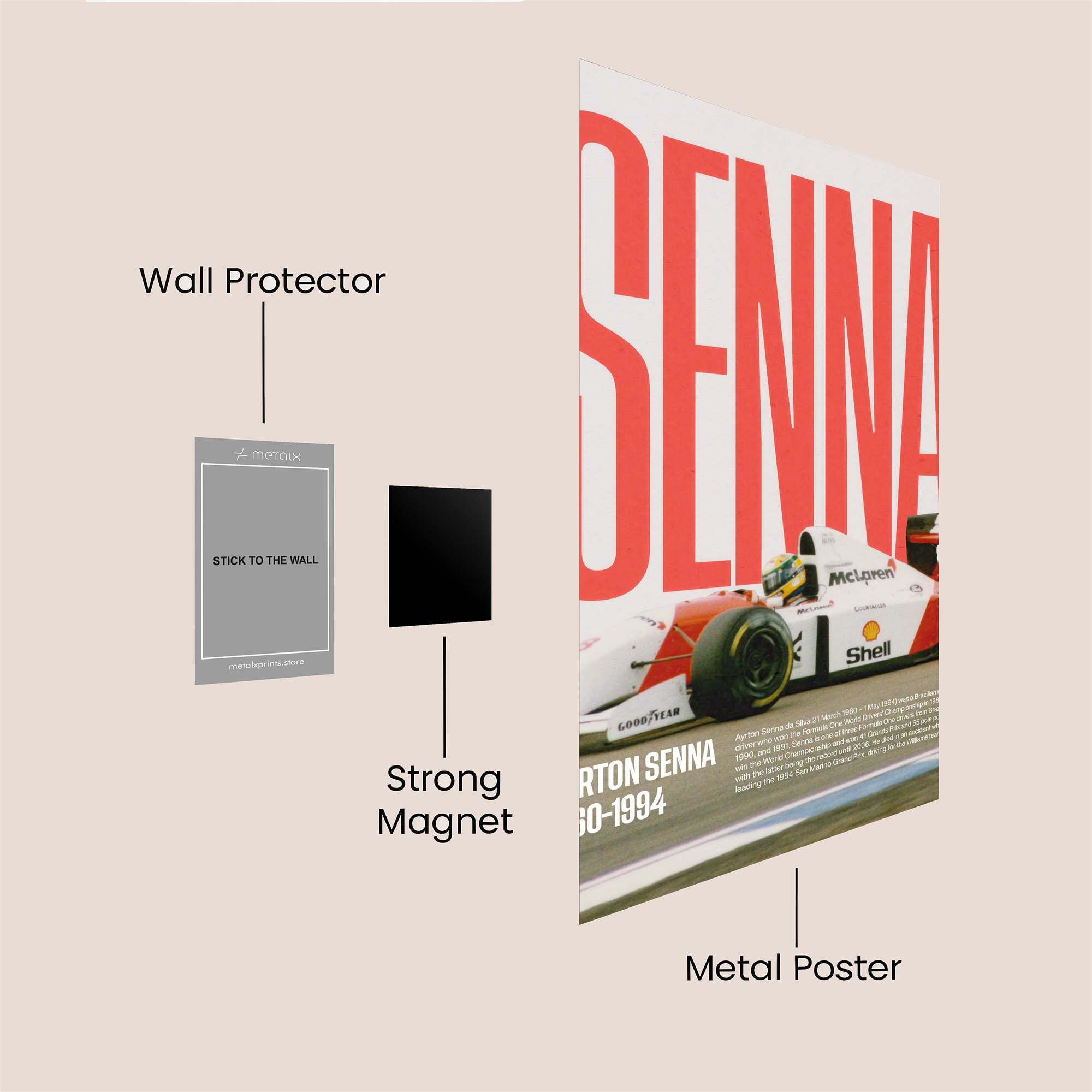 Senna Legacy Safe Wall Magnetic / M