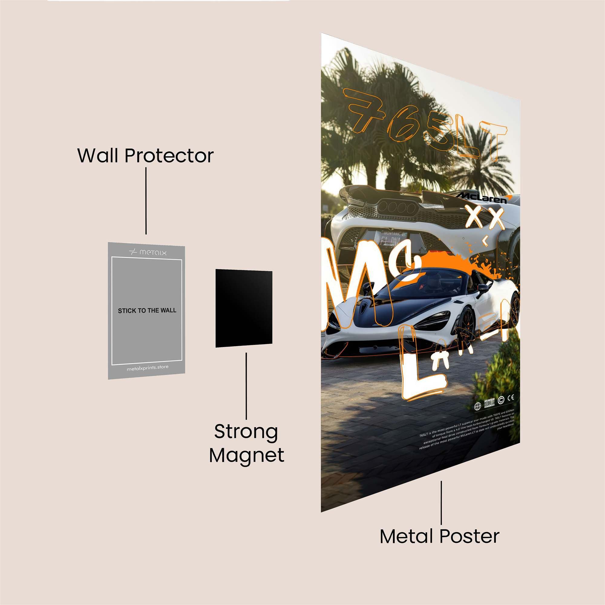 McLaren Majestic Safe Wall Magnetic / M