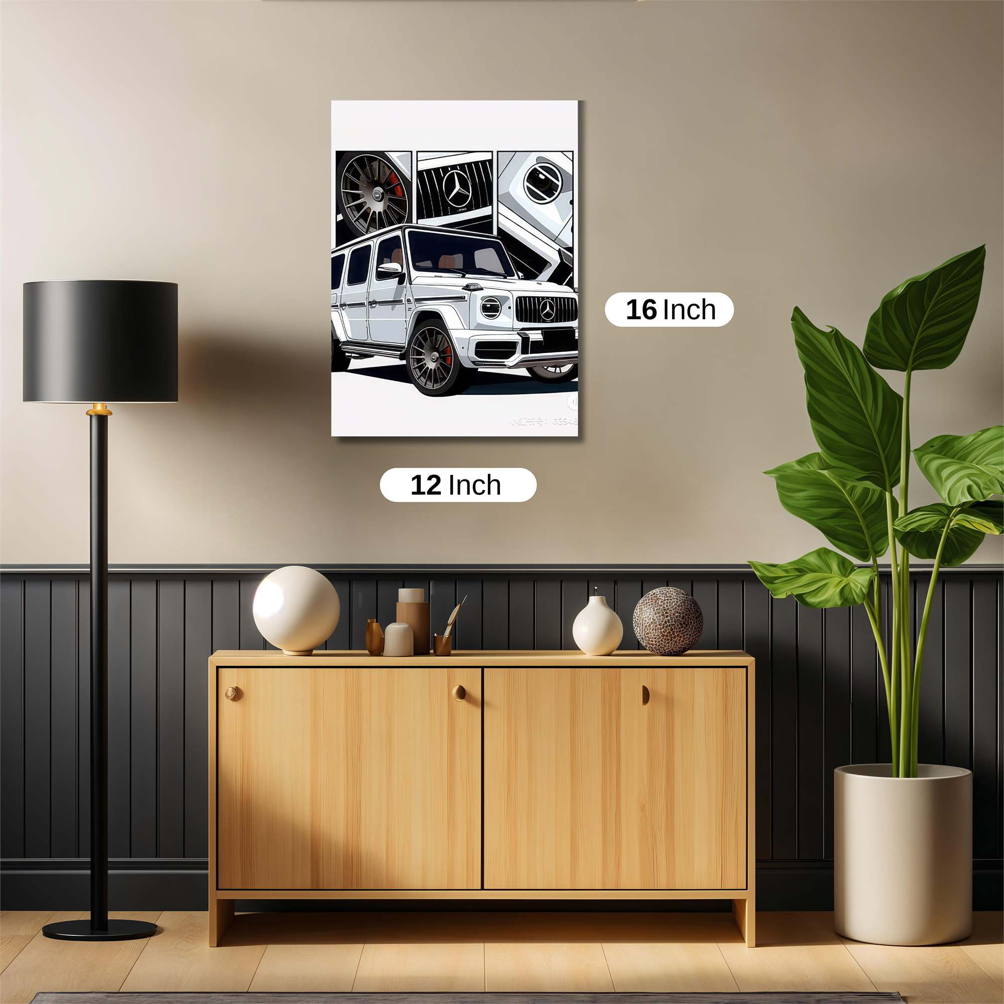 Mercedes Majestic Safe Wall Magnetic / M