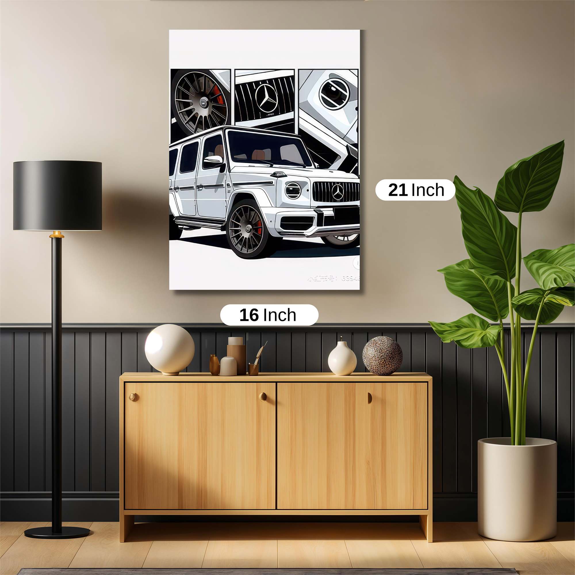 Mercedes Majestic Safe Wall Magnetic / M