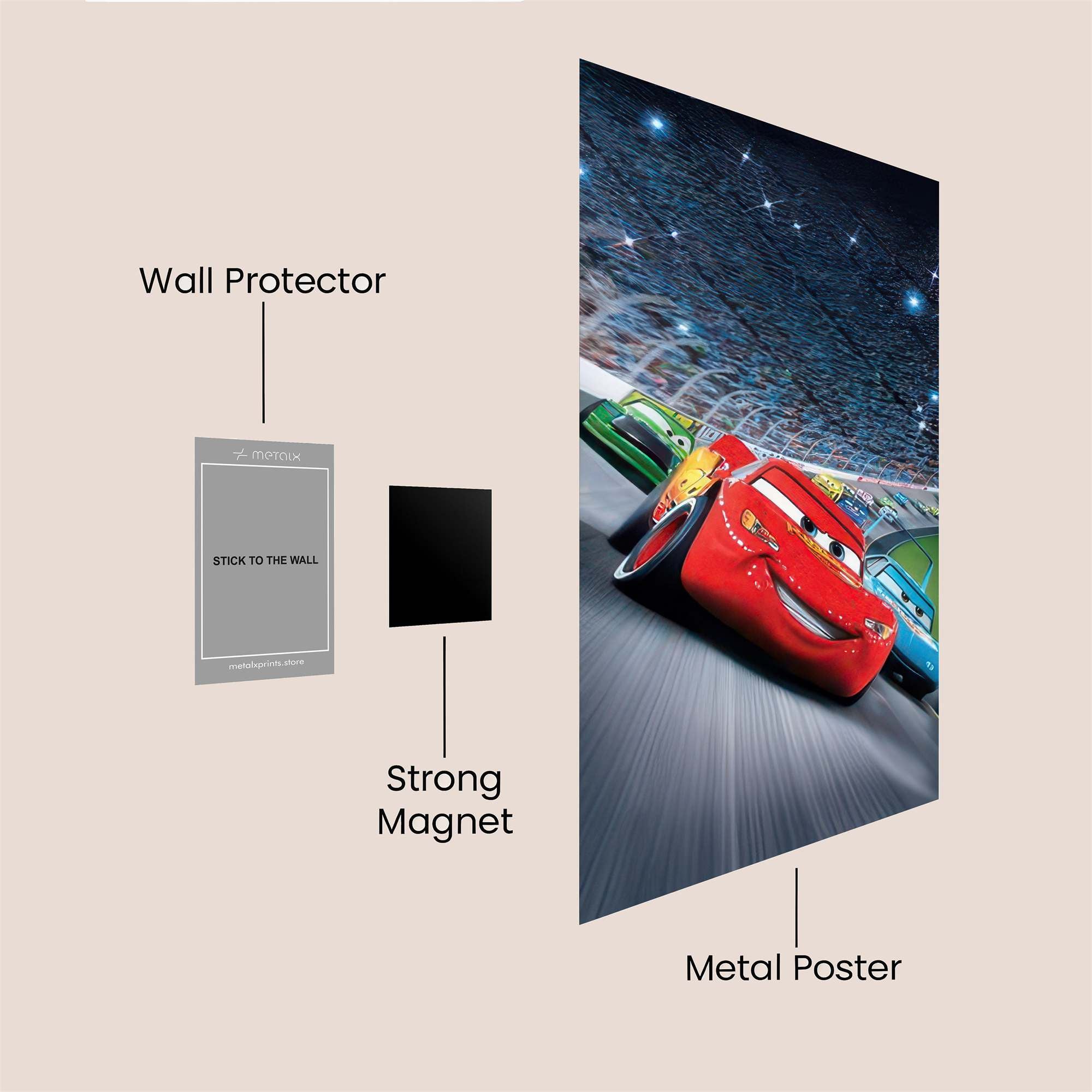 Lightning Exhilaration Safe Wall Magnetic / M