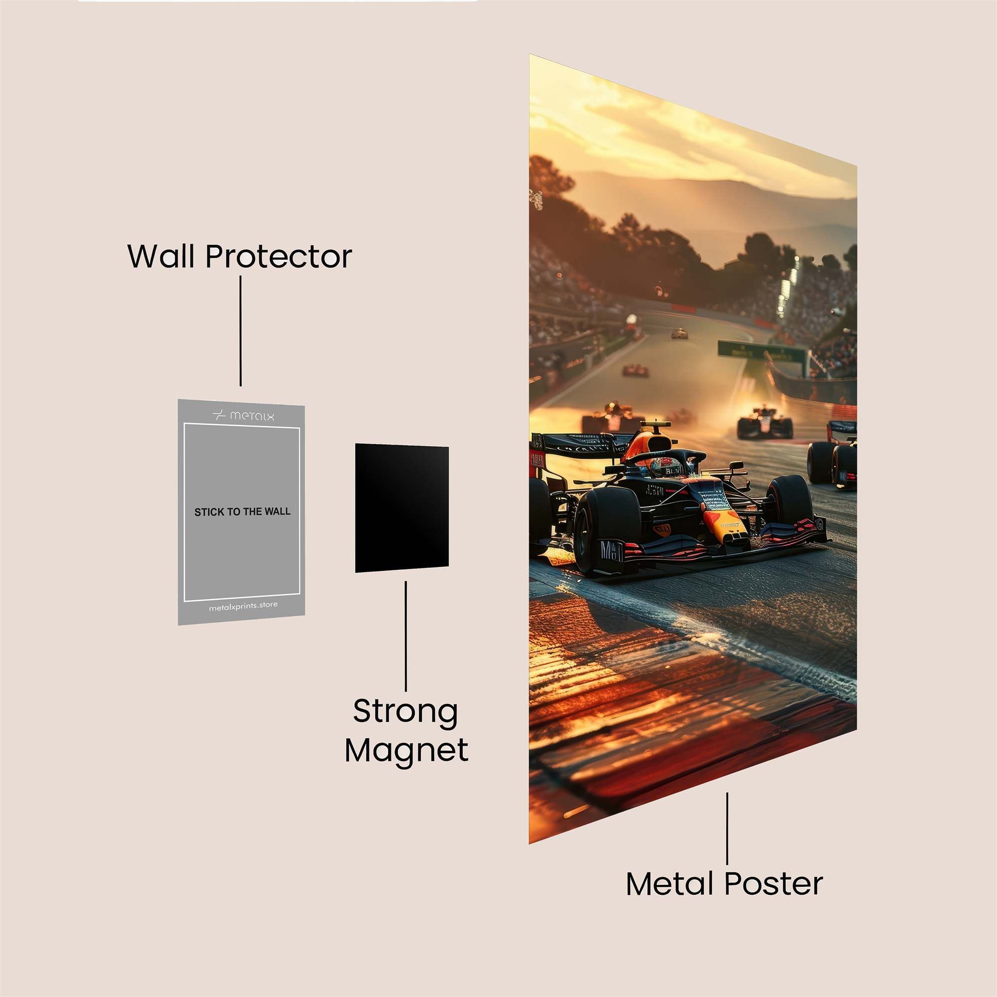 Verstappen Victory Safe Wall Magnetic / M