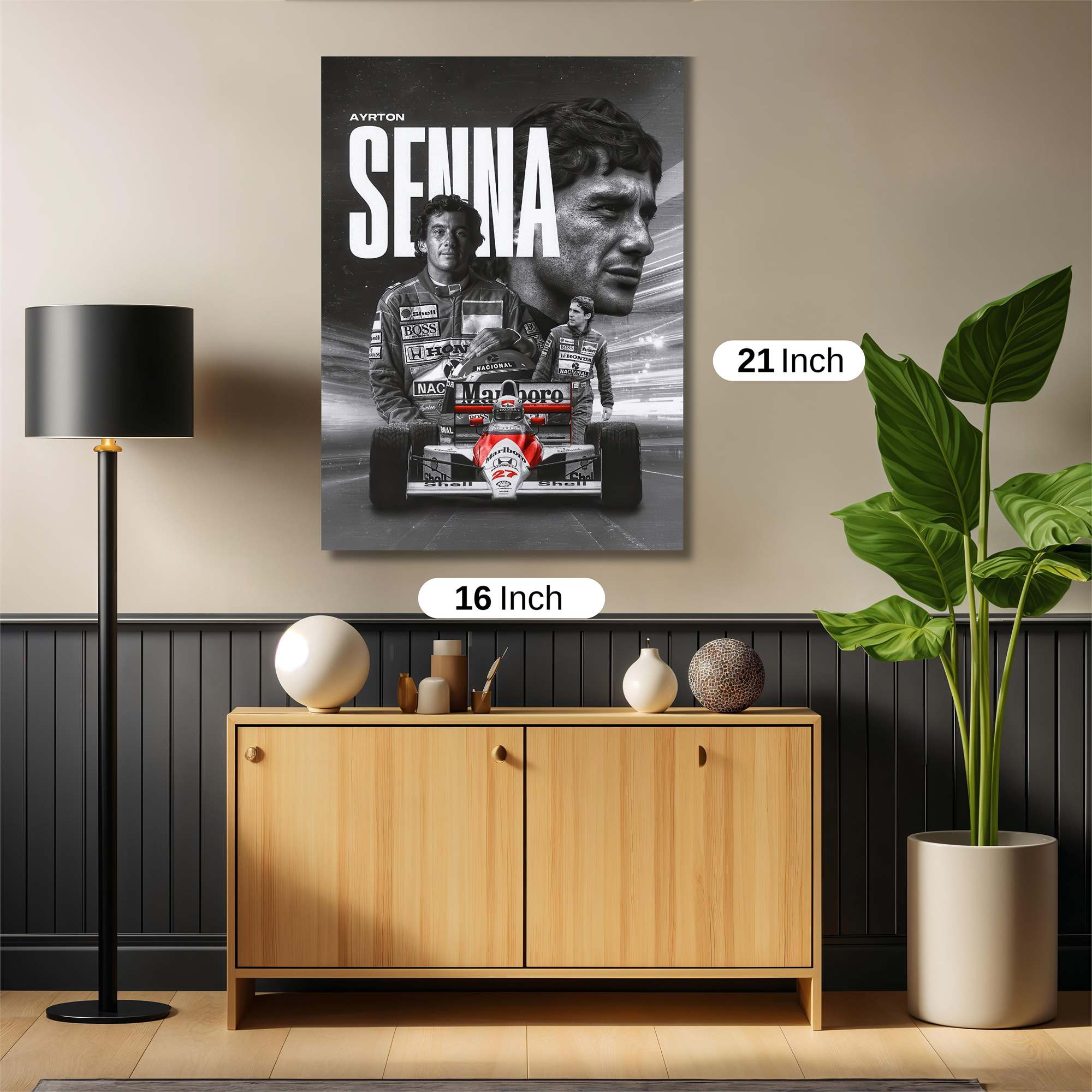 Senna Legend Safe Wall Magnetic / M