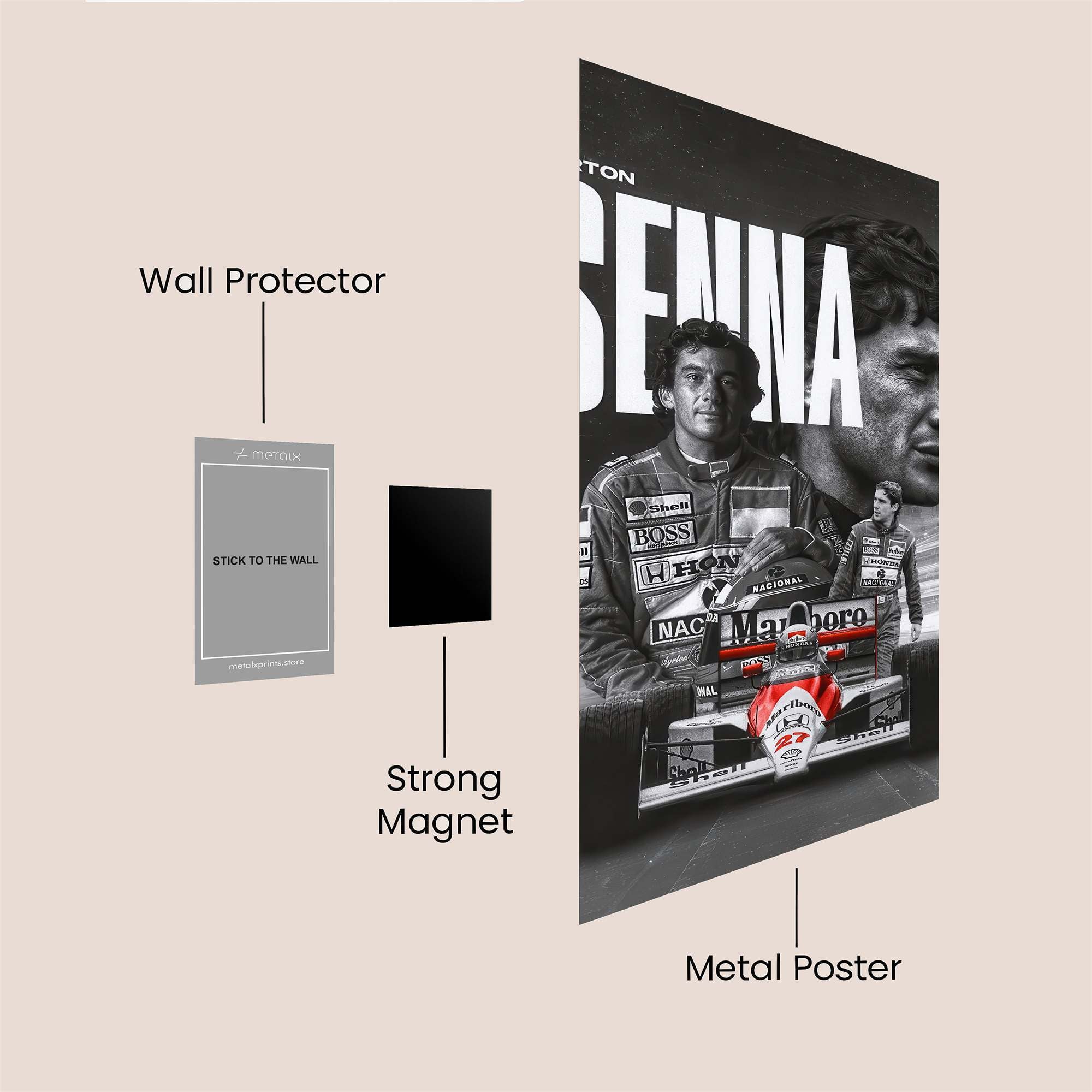 Senna Legend Safe Wall Magnetic / M