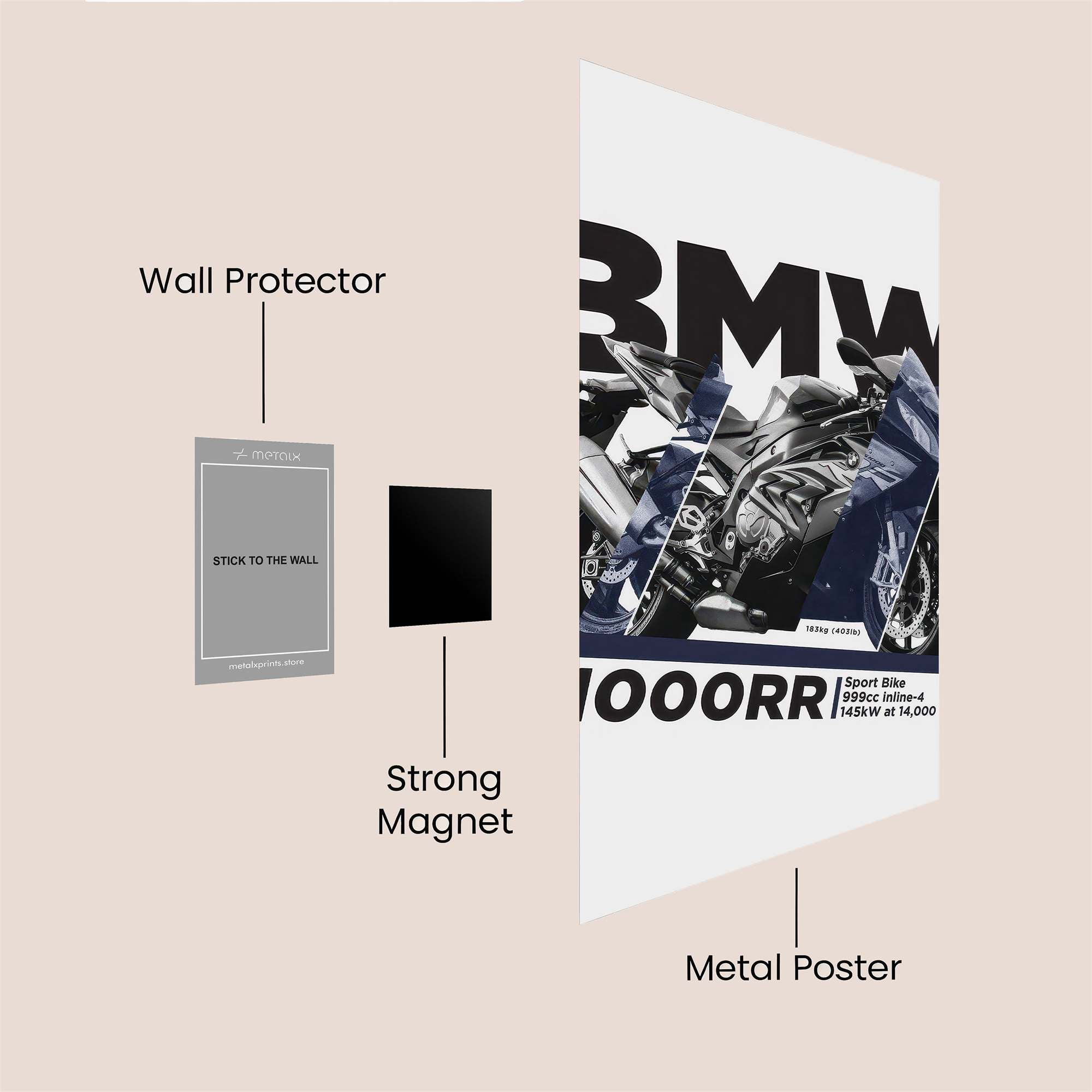 BMW Thrill Safe Wall Magnetic / M