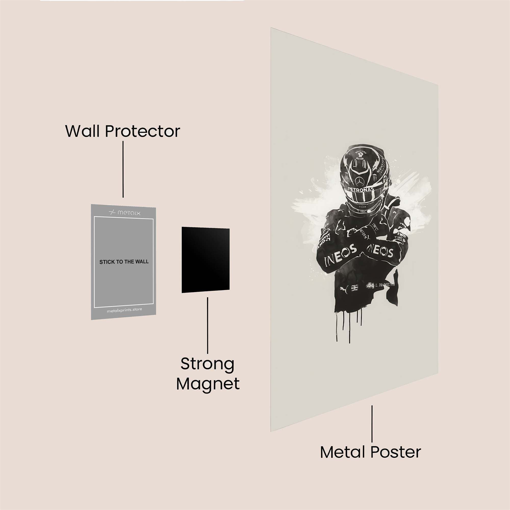 Hamilton Enigmatic Safe Wall Magnetic / M