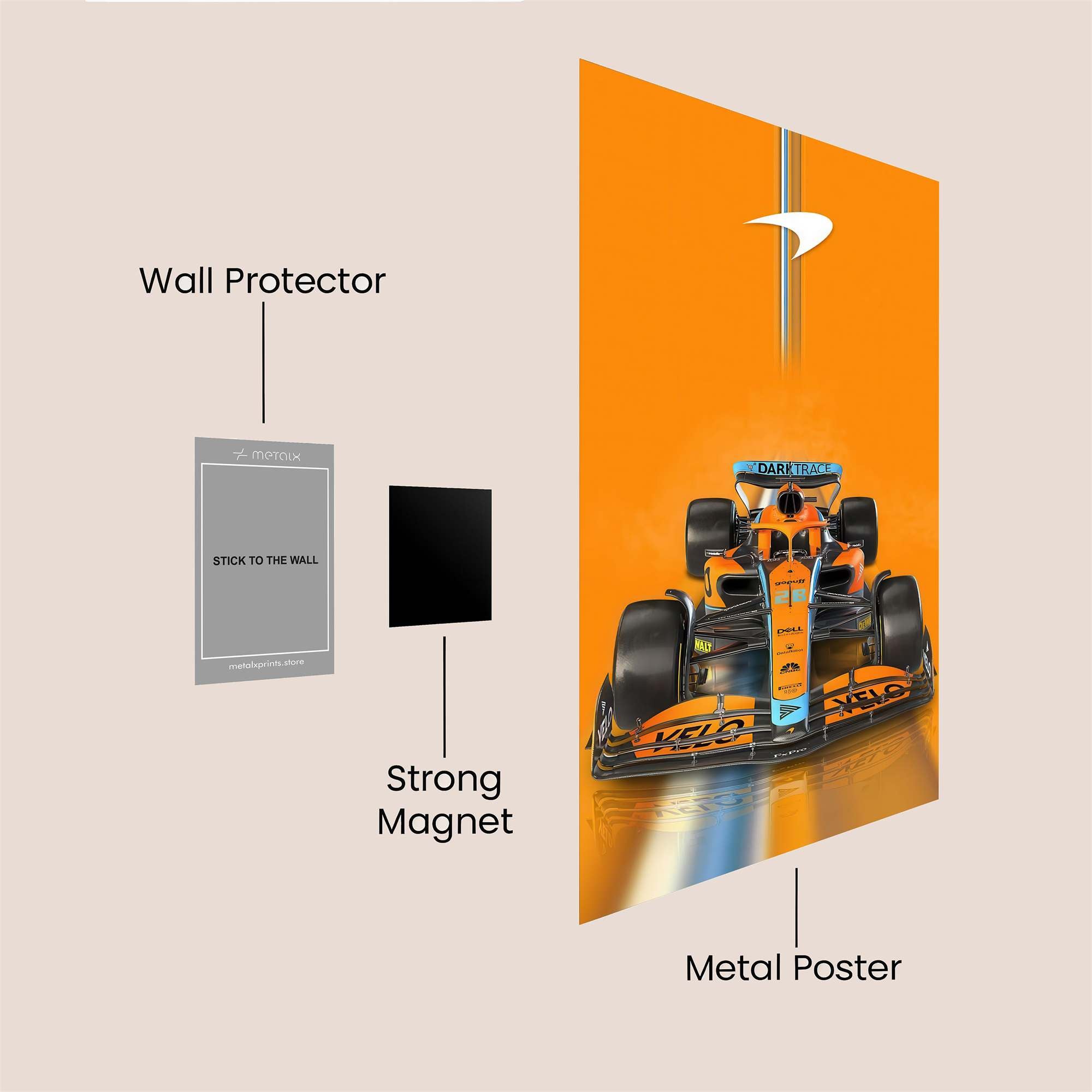 McLaren Velocity Safe Wall Magnetic / M