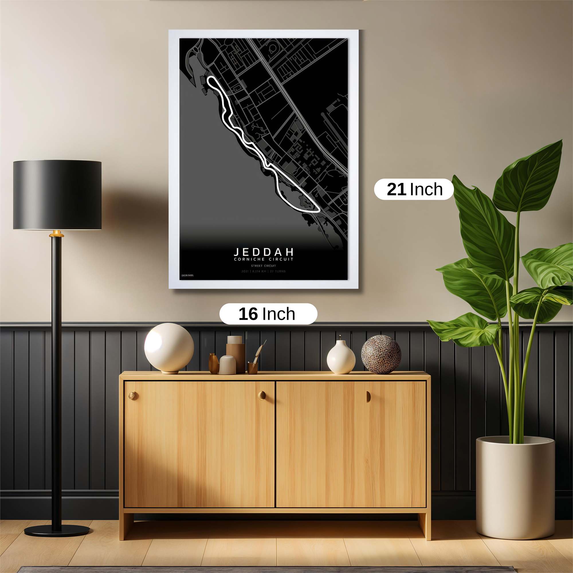 Jeddah Exhilaration Safe Wall Magnetic / M