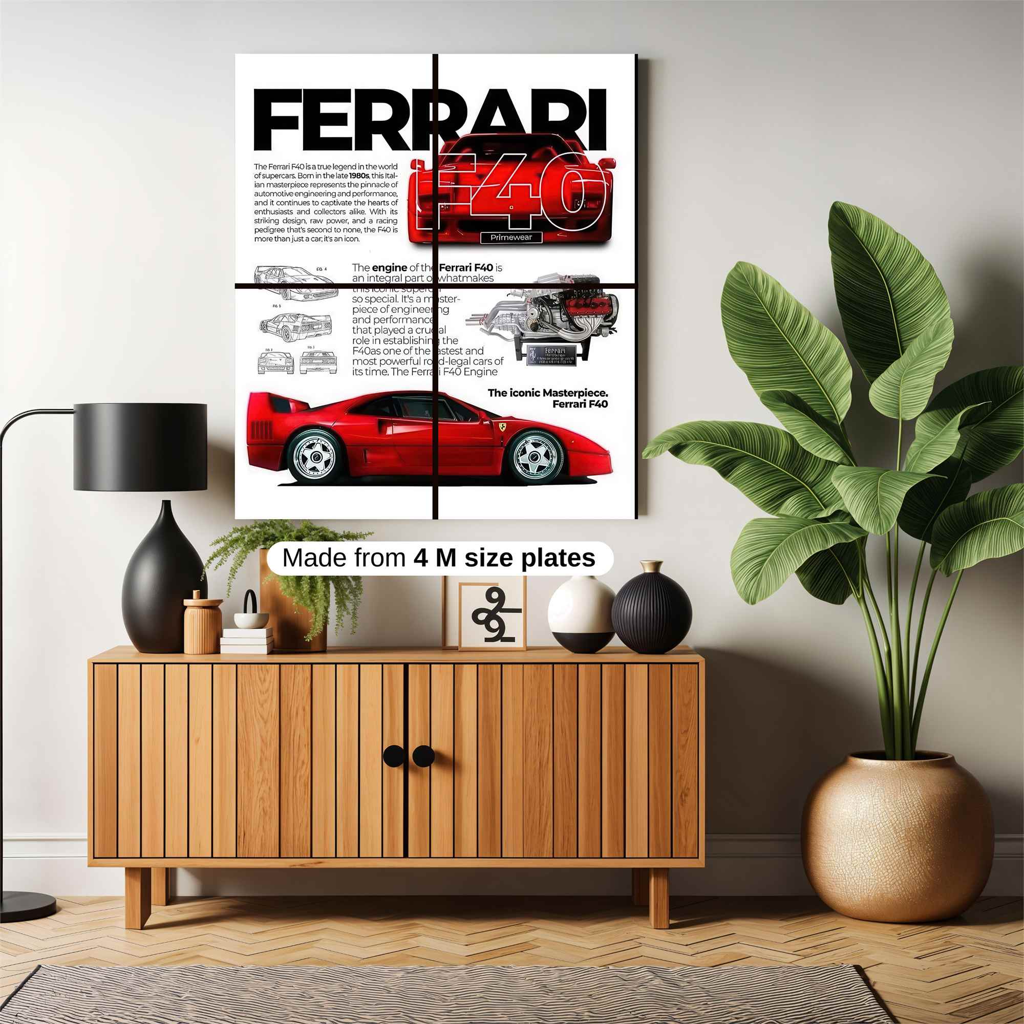 Ferrari Passion Safe Wall Magnetic / M