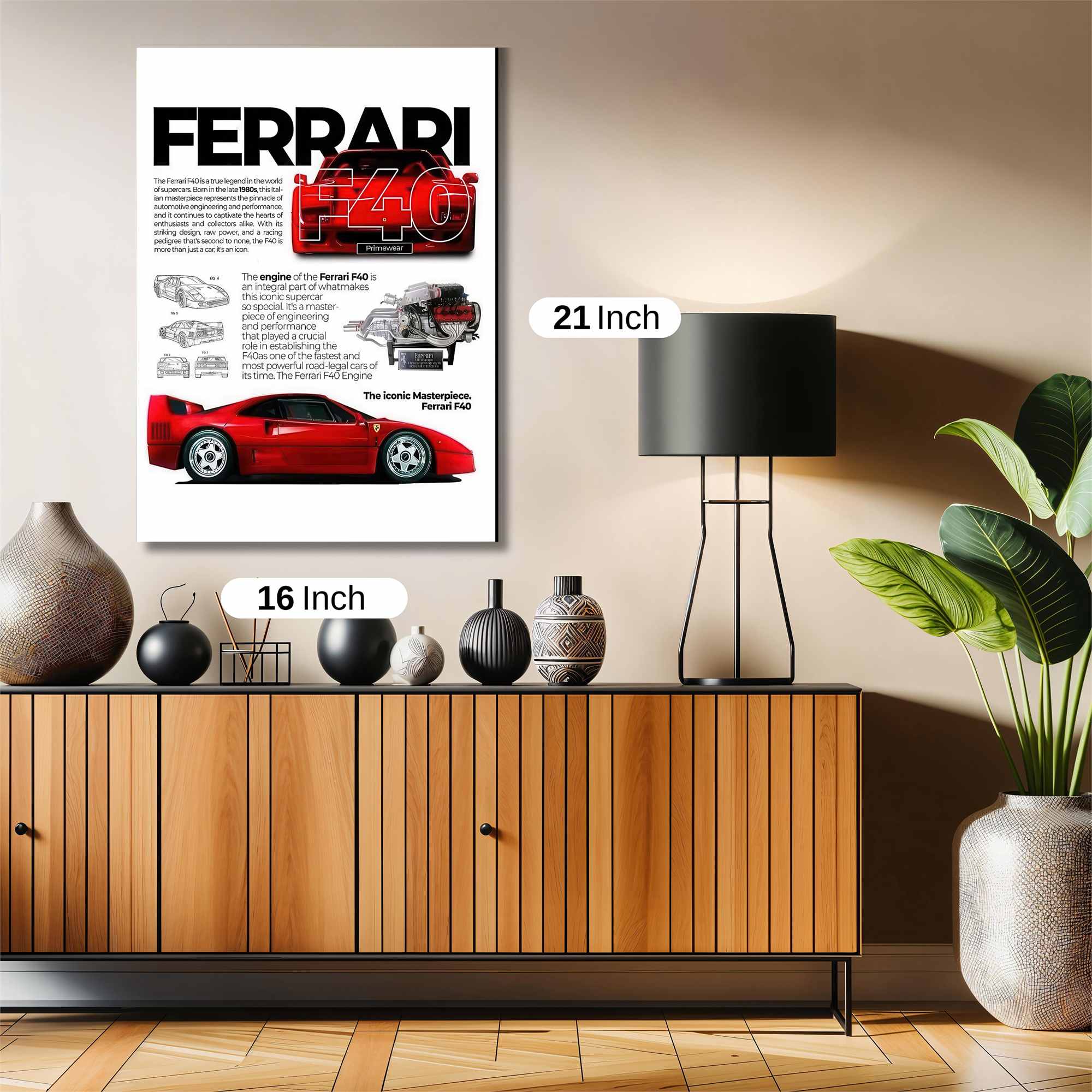 Ferrari Passion Safe Wall Magnetic / M