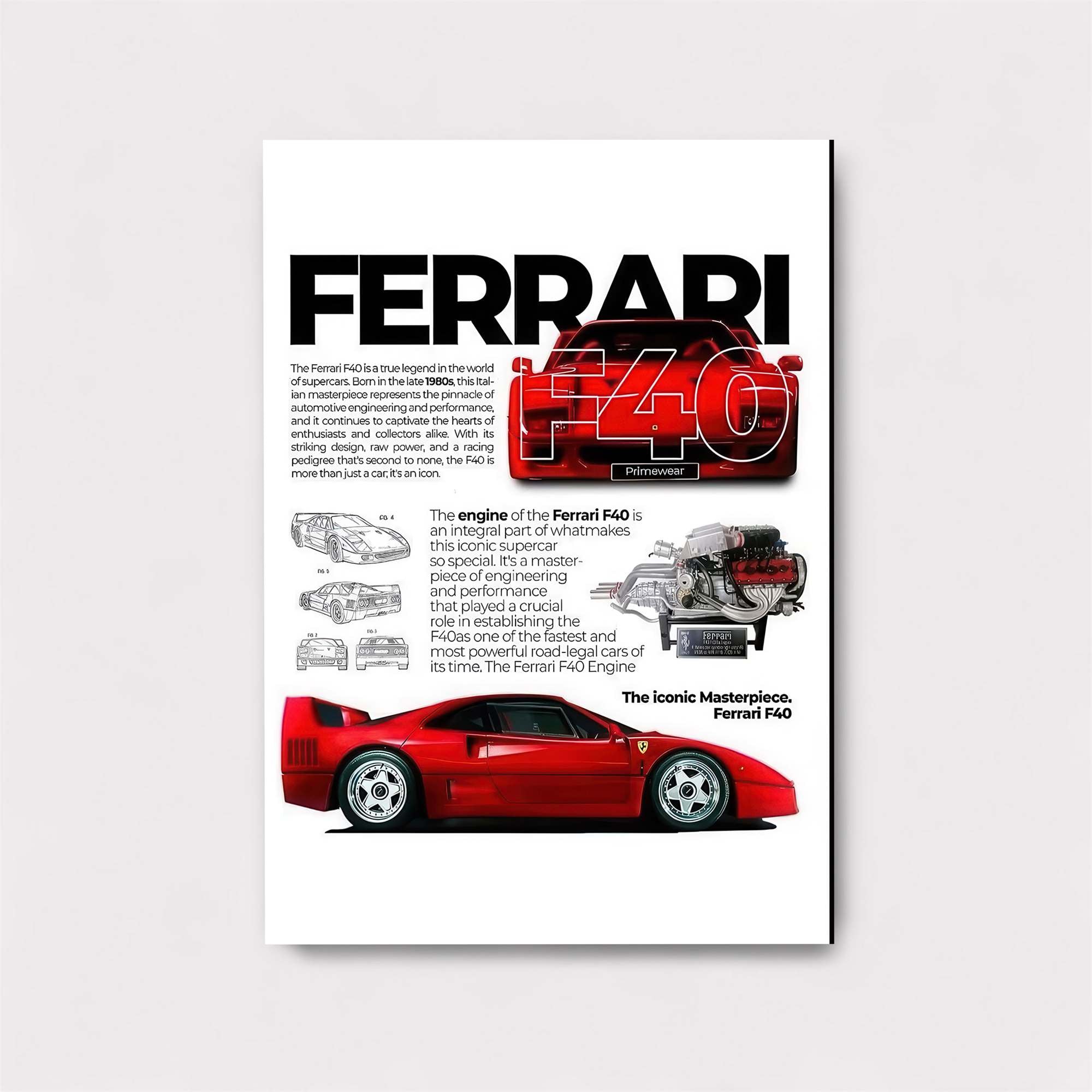 Ferrari Passion Safe Wall Magnetic / M