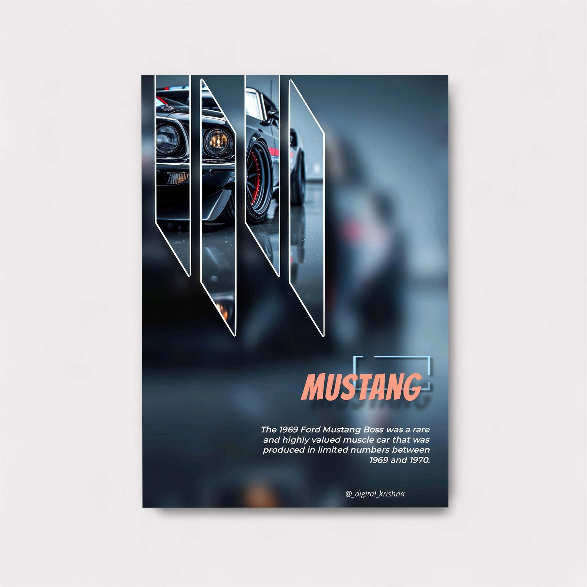 Mustang Legend Safe Wall Magnetic / M