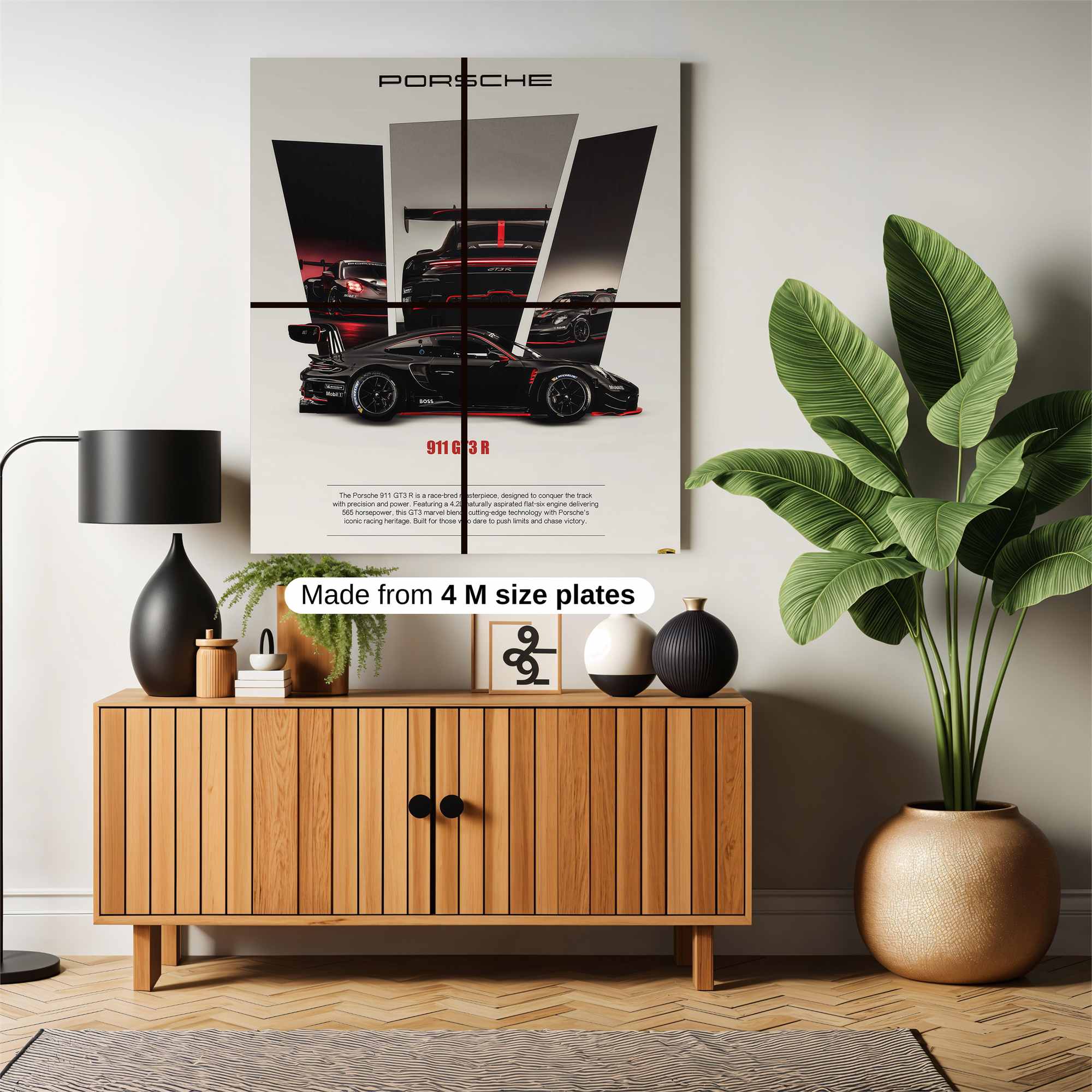 Porsche Passion Safe Wall Magnetic / M