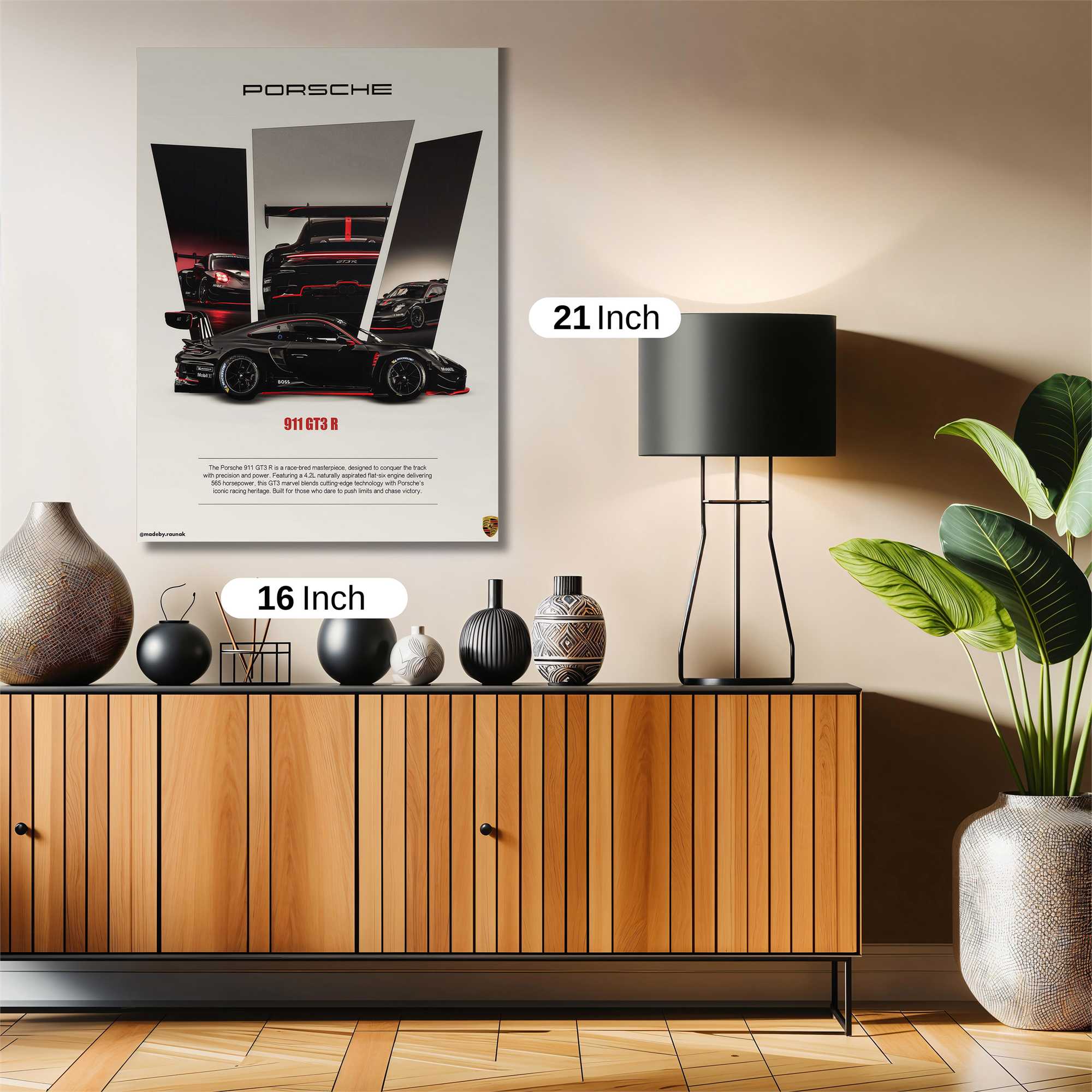 Porsche Passion Safe Wall Magnetic / M