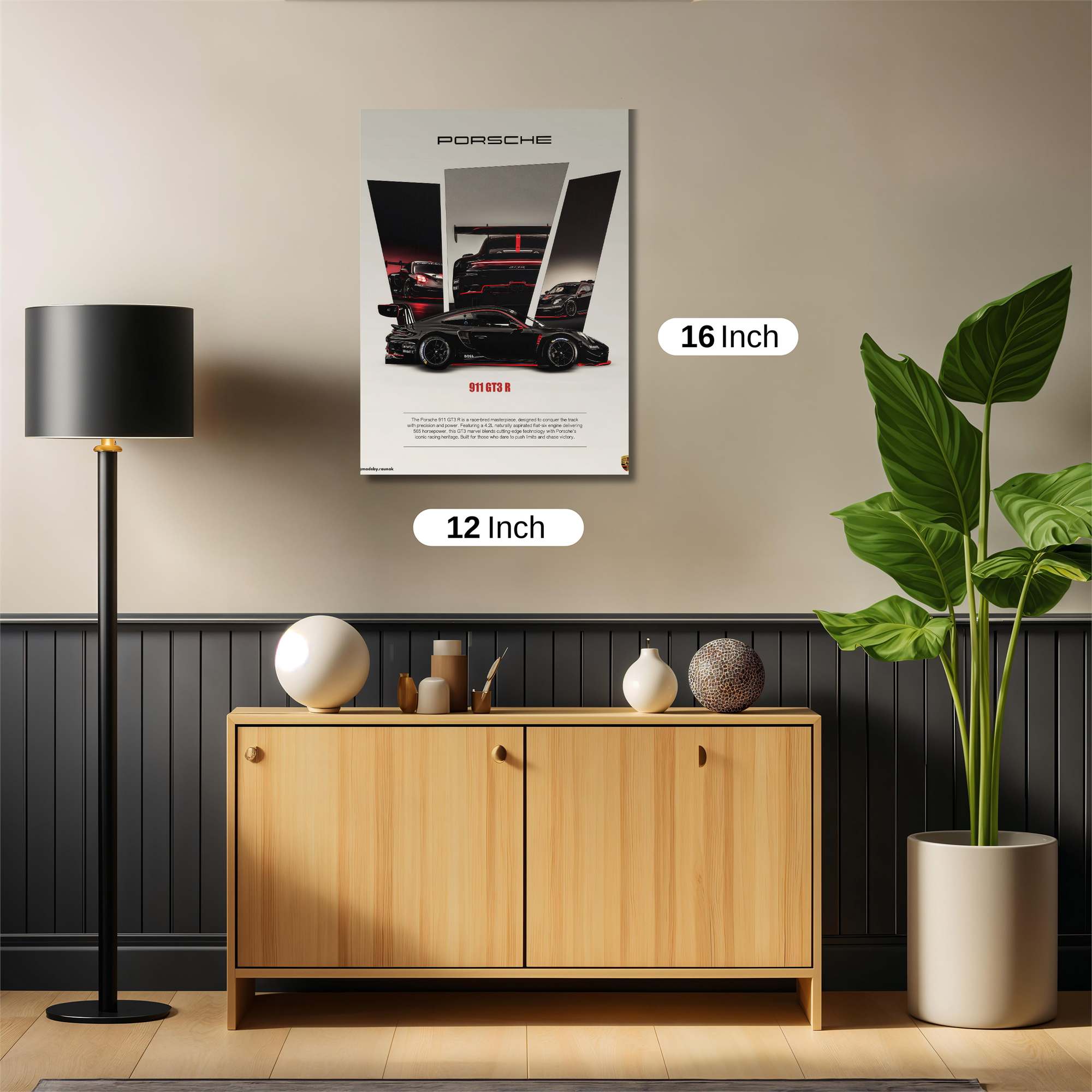 Porsche Passion Safe Wall Magnetic / M