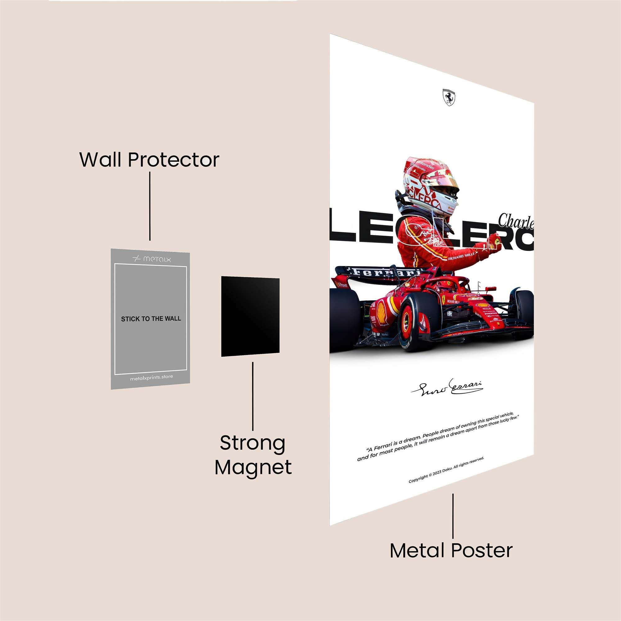 Leclerc Dynamic Safe Wall Magnetic / M