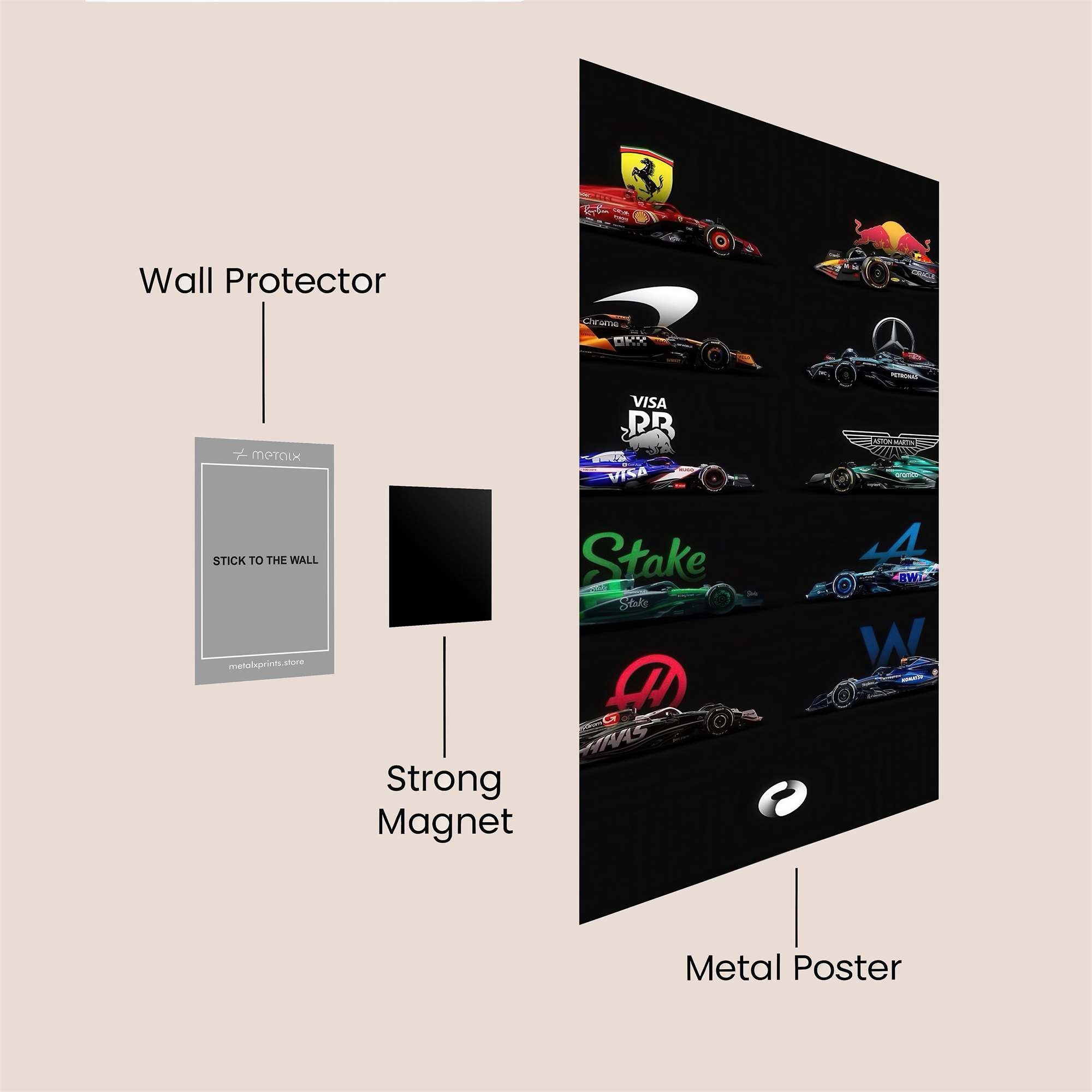 Racing Euphoria Safe Wall Magnetic / M