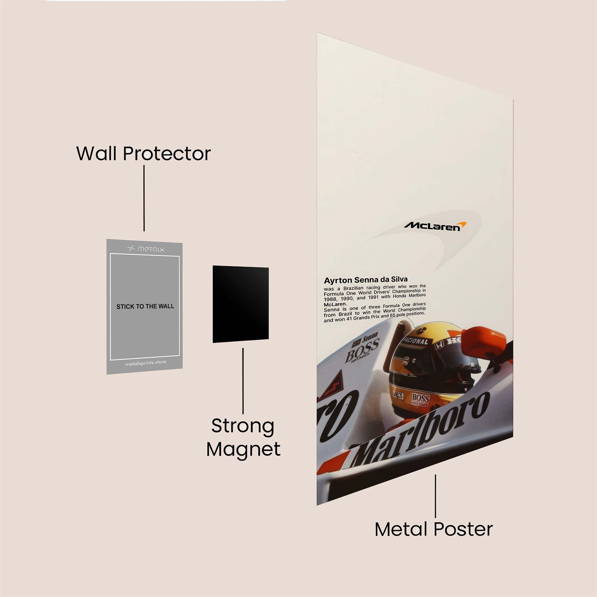 Senna Passionate Safe Wall Magnetic / M