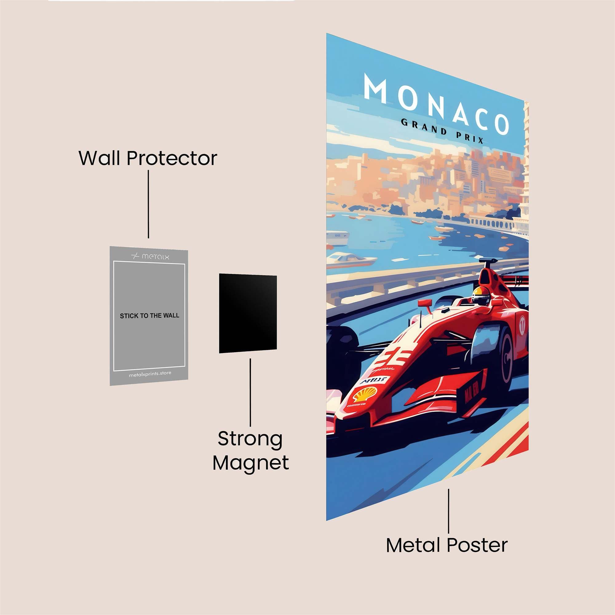 Monaco Majesty Safe Wall Magnetic / M