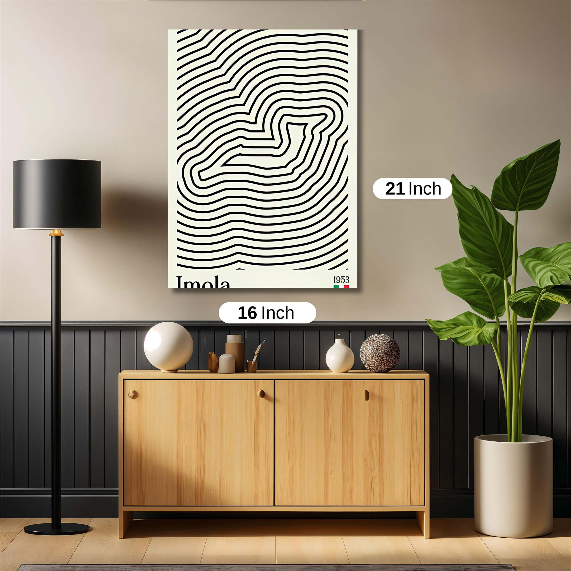 Imola Intrigue Safe Wall Magnetic / M