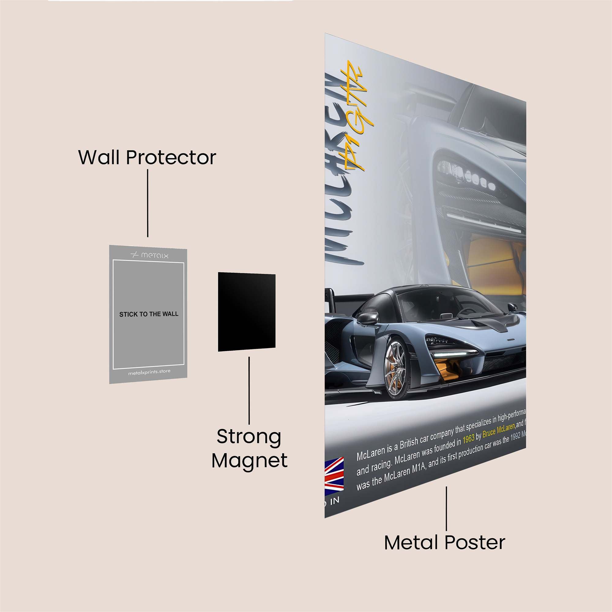 McLaren Majesty Safe Wall Magnetic / M