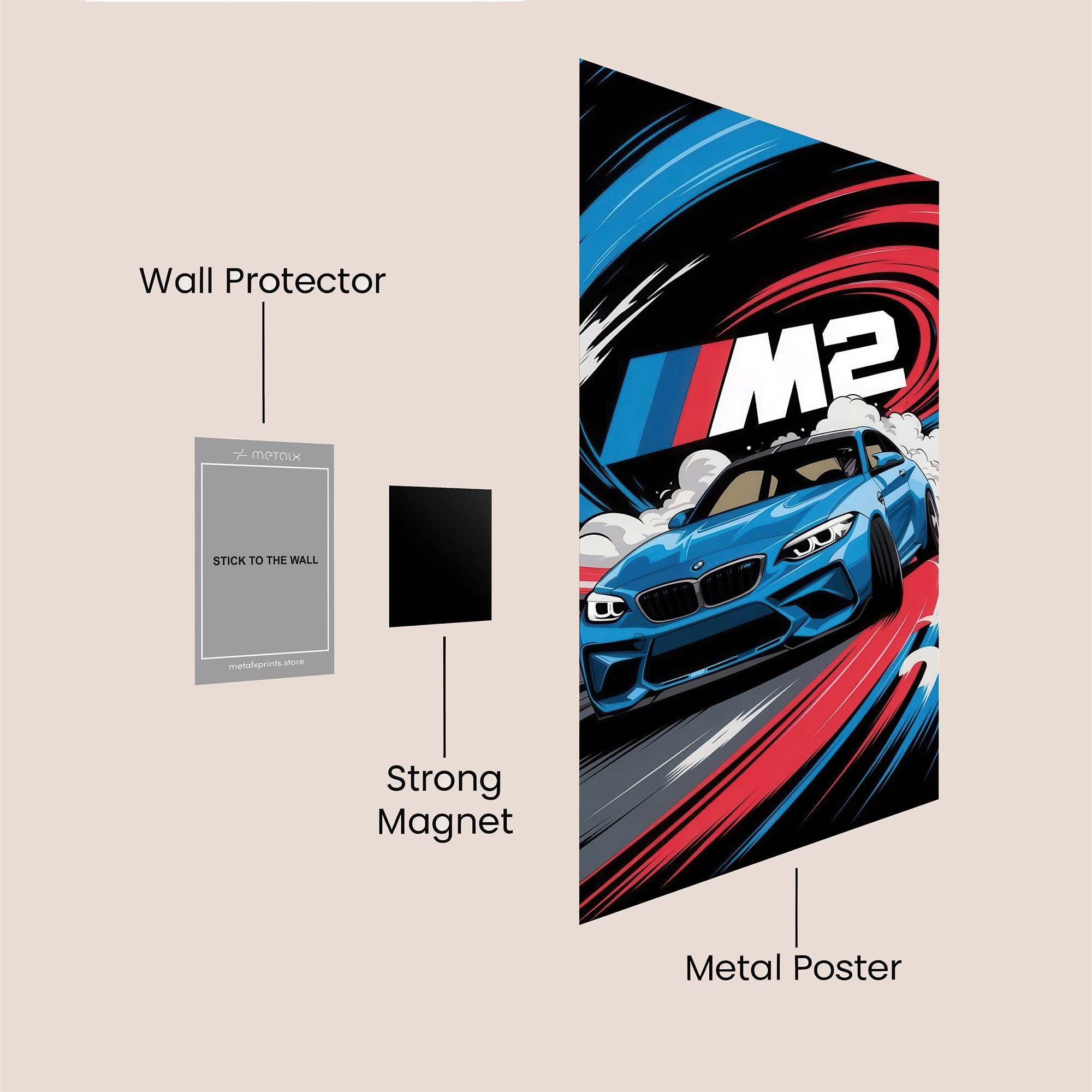 BMW Dynamic Safe Wall Magnetic / M