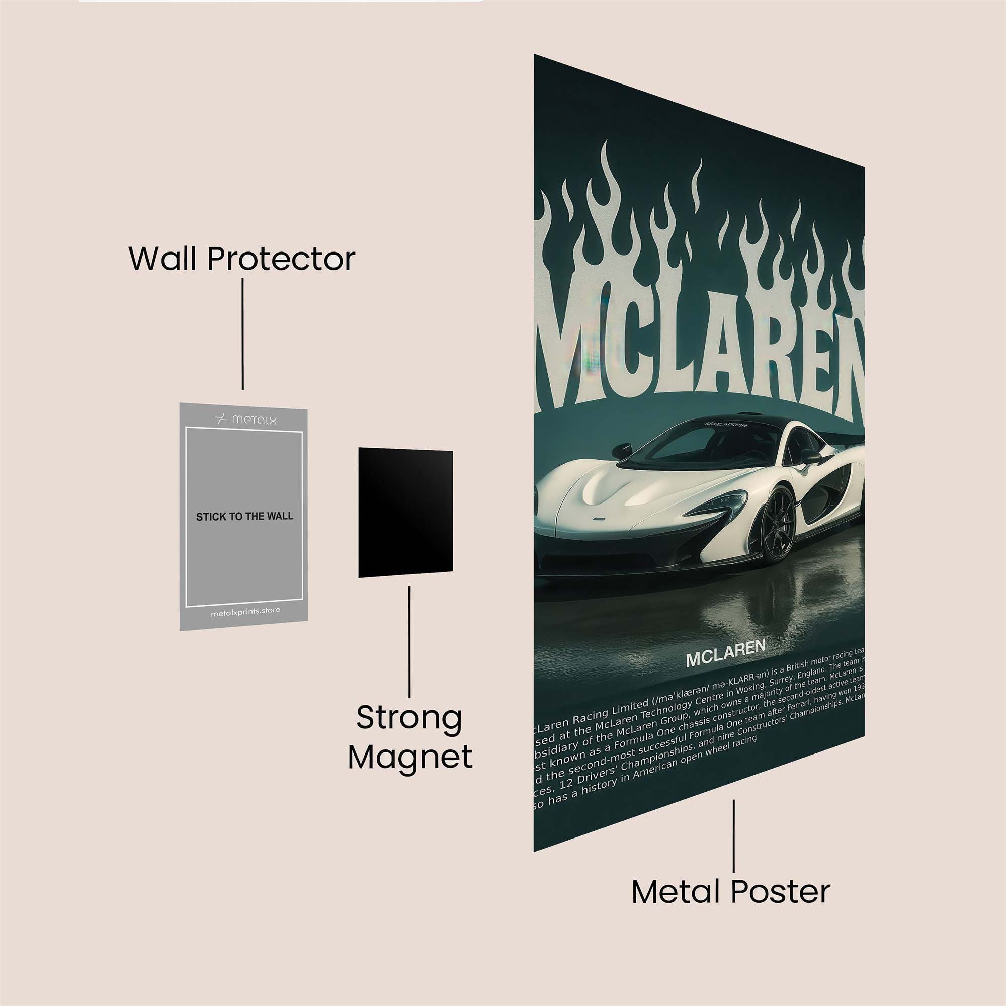 McLaren Majesty Safe Wall Magnetic / M