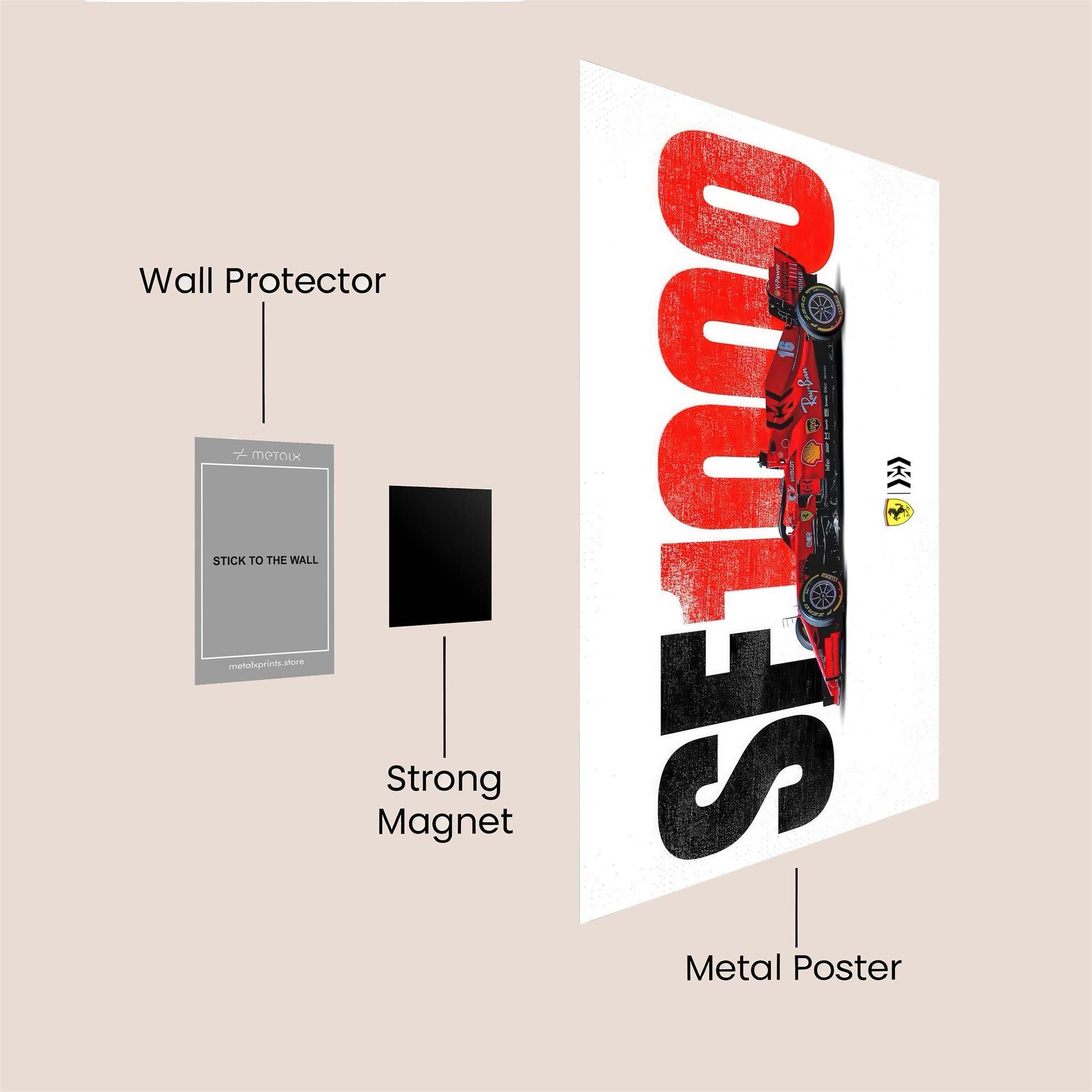 Ferrari Fierce Safe Wall Magnetic / M