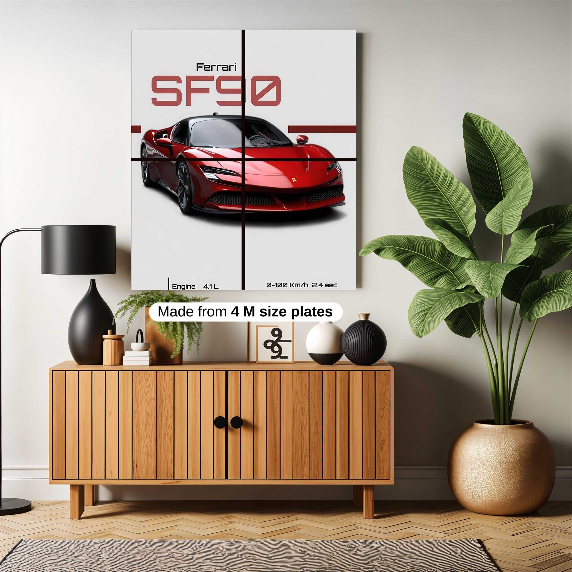 Ferrari Fiery Safe Wall Magnetic / M