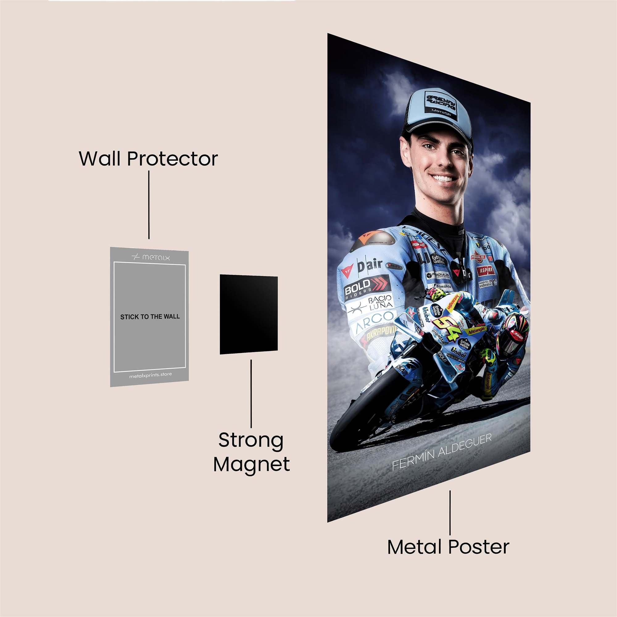 Fermin Fierce Safe Wall Magnetic / M