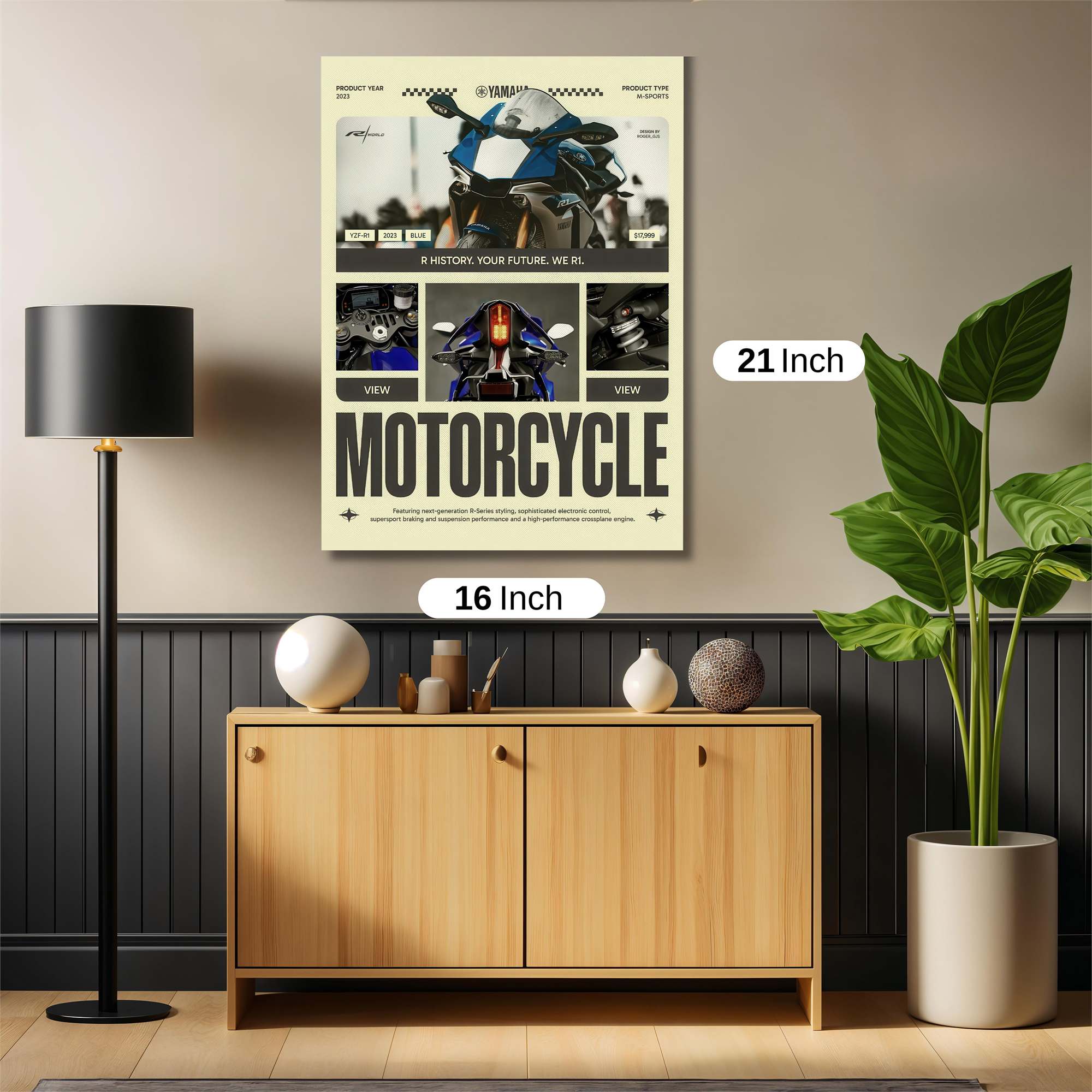 Yamaha Velocity Safe Wall Magnetic / M