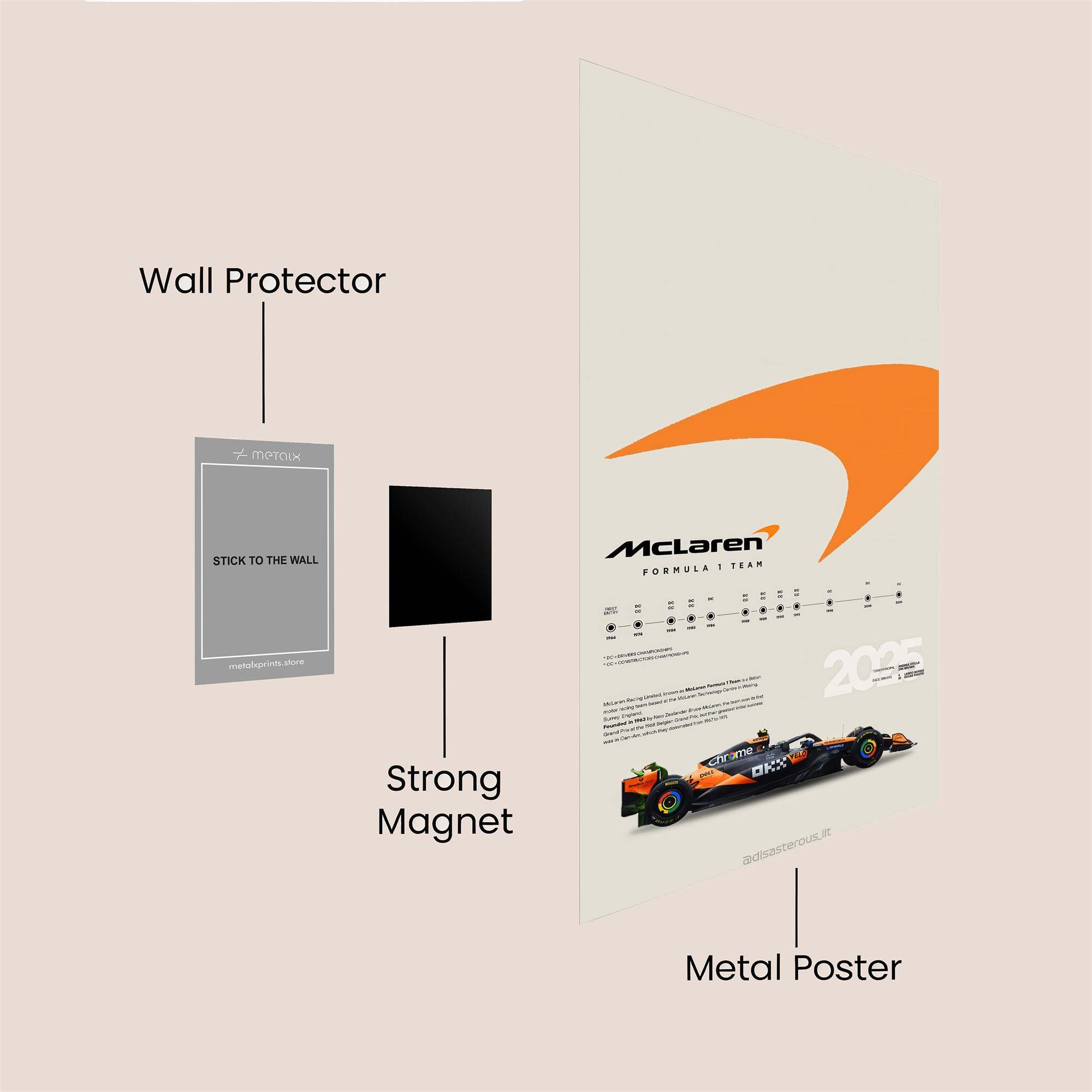 McLaren Velocity Safe Wall Magnetic / M