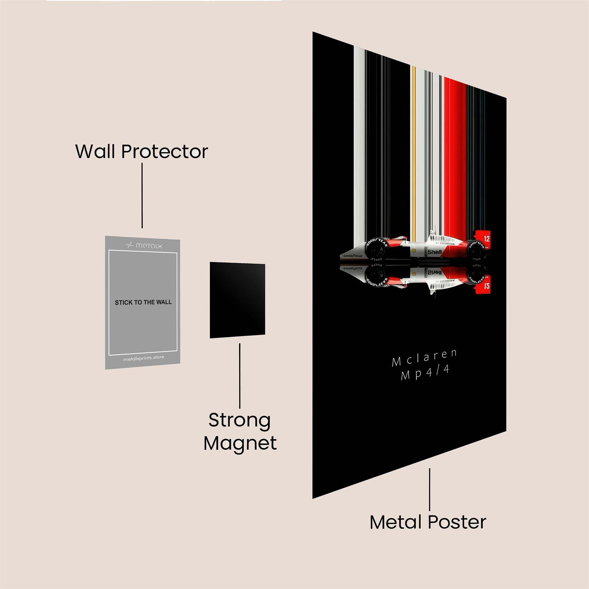 McLaren Majestic Safe Wall Magnetic / M