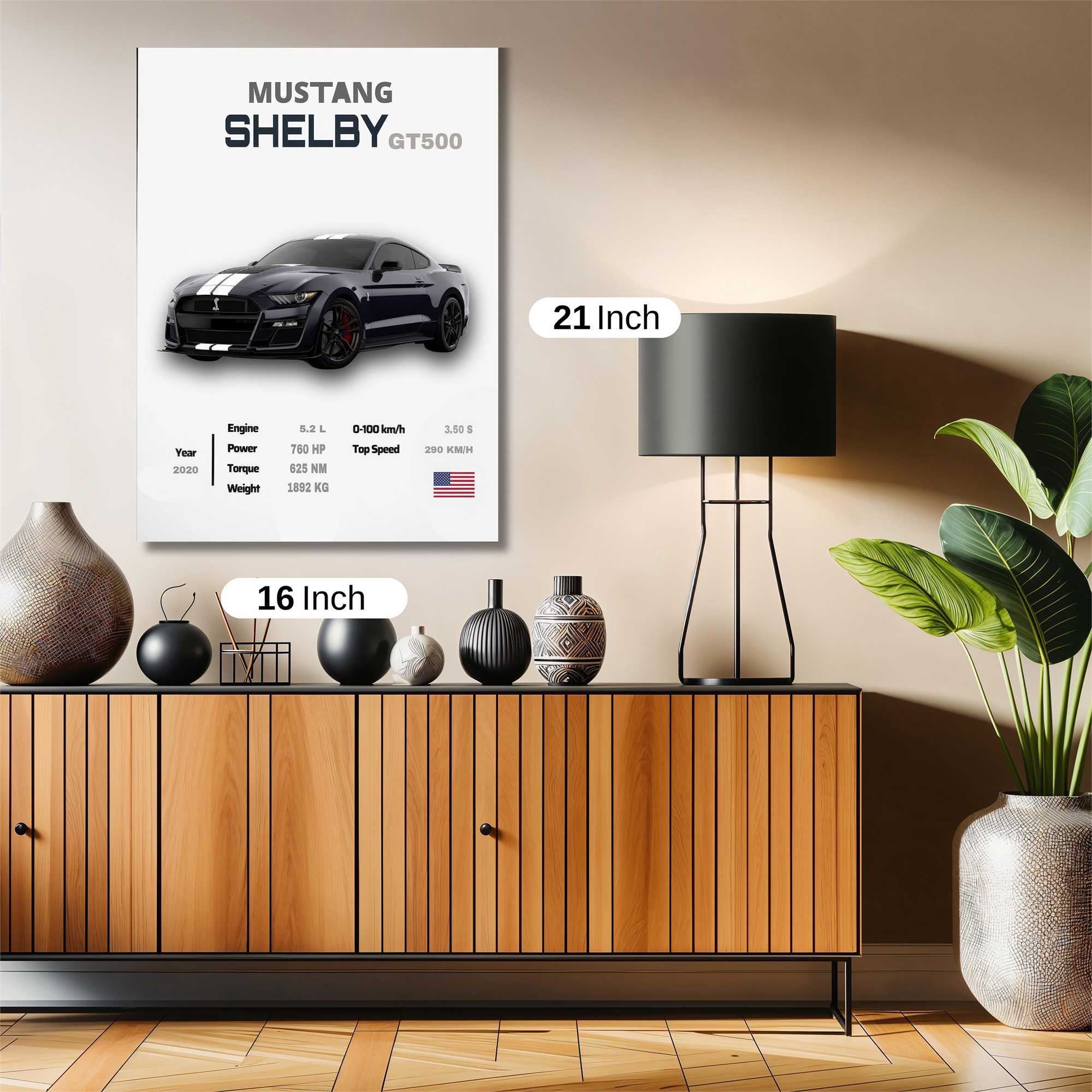 Shelby Thrill Safe Wall Magnetic / M