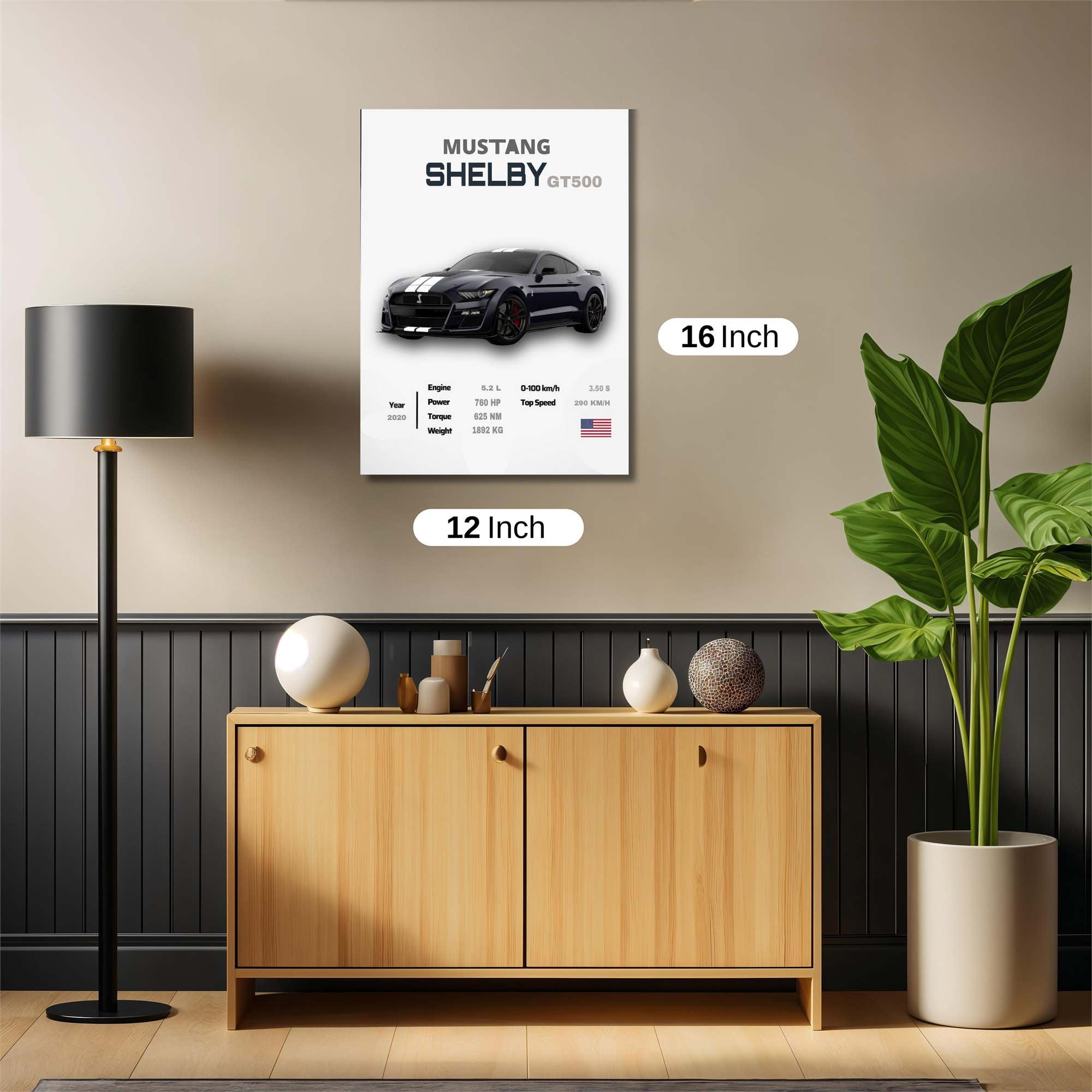 Shelby Thrill Safe Wall Magnetic / M