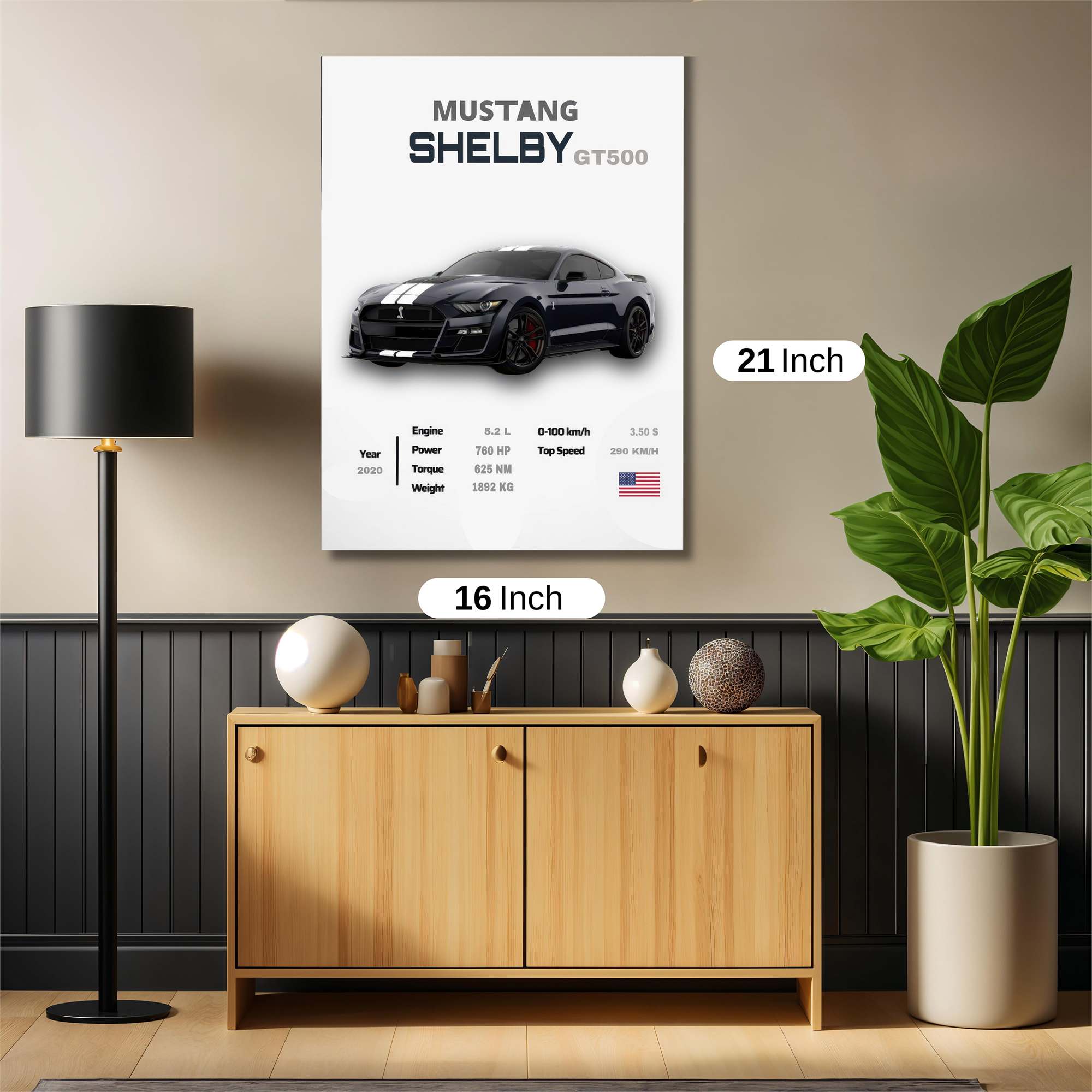 Shelby Thrill Safe Wall Magnetic / M