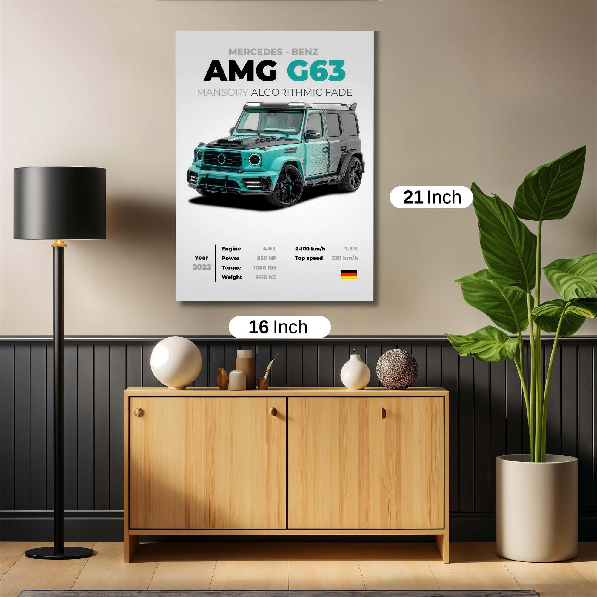 G63 Elegance Safe Wall Magnetic / M