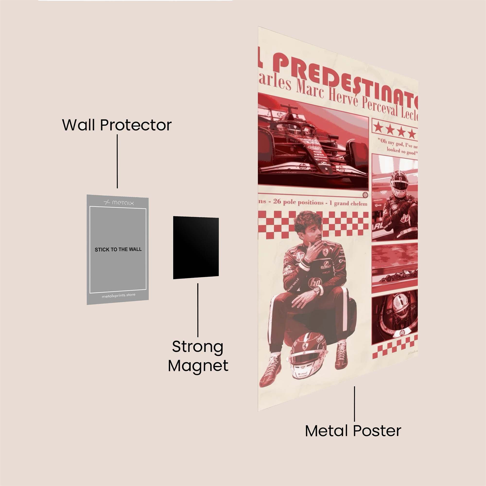 Leclerc Passionate Safe Wall Magnetic / M