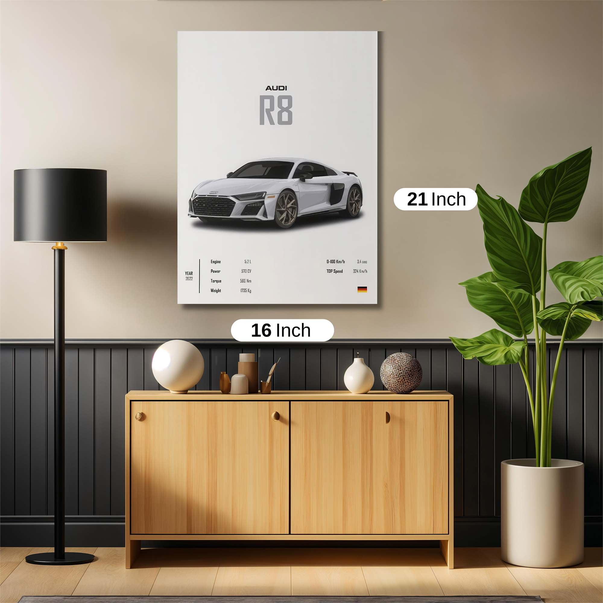 Audi R8 - Velocity Safe Wall Magnetic / M