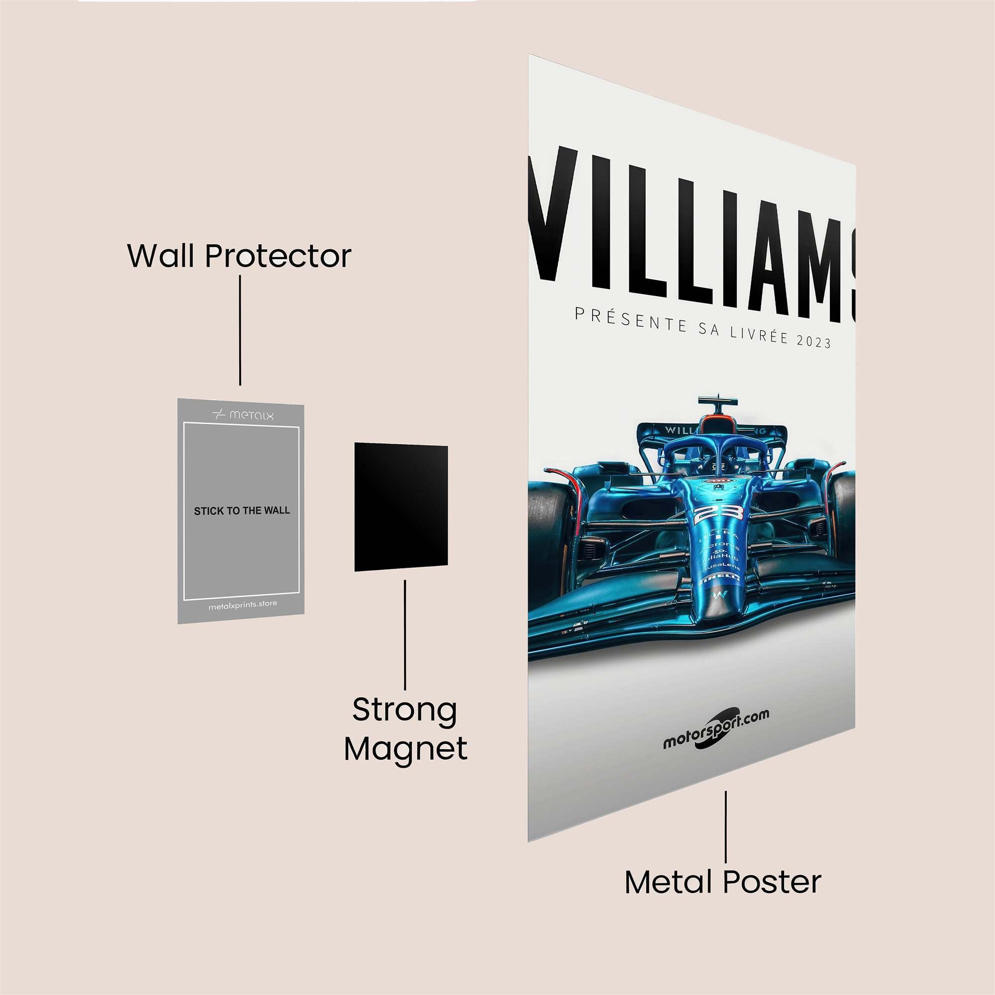 Williams Velocity Safe Wall Magnetic / M