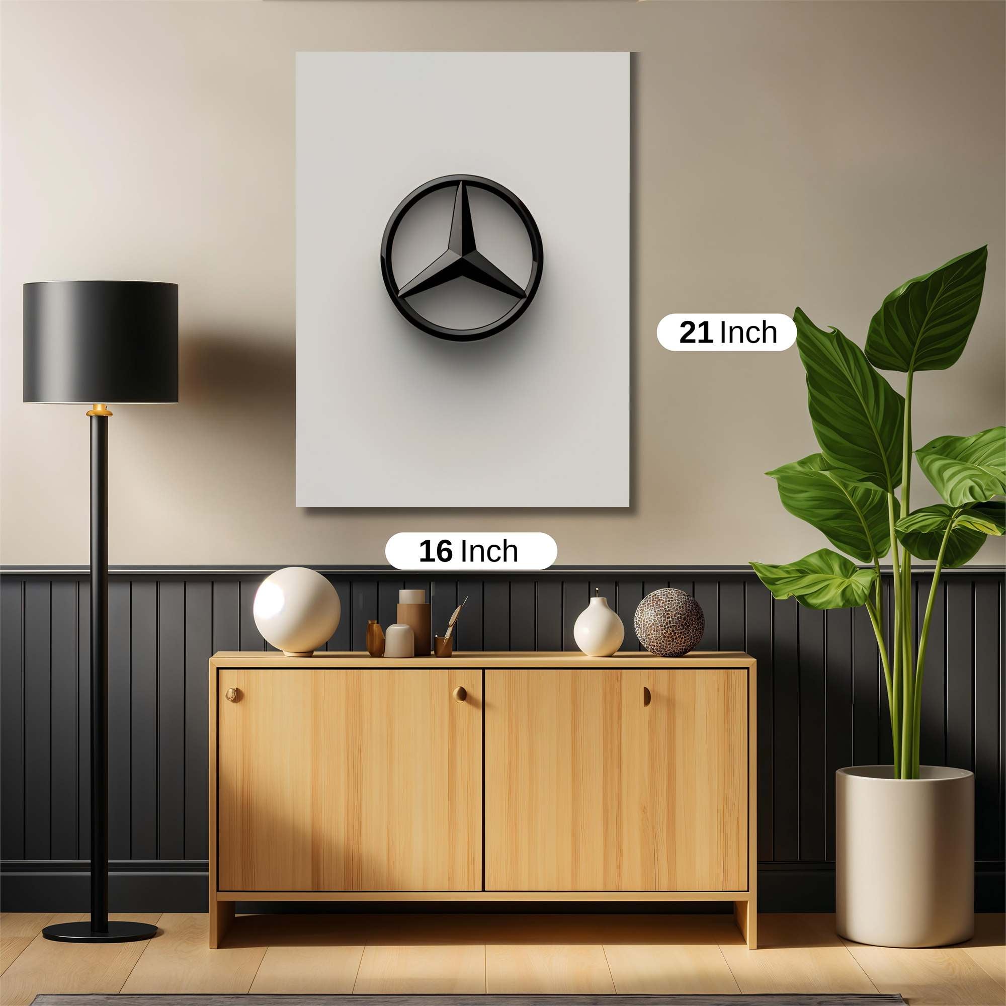 Mercedes Elegance Safe Wall Magnetic / M