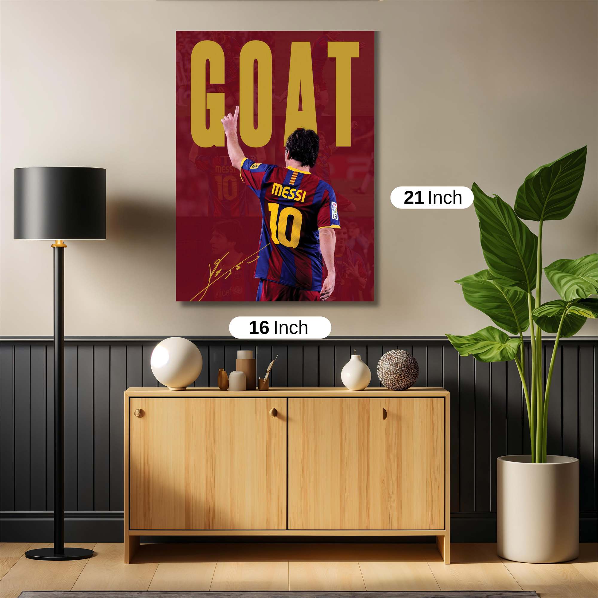 Messi Majesty Safe Wall Magnetic / M