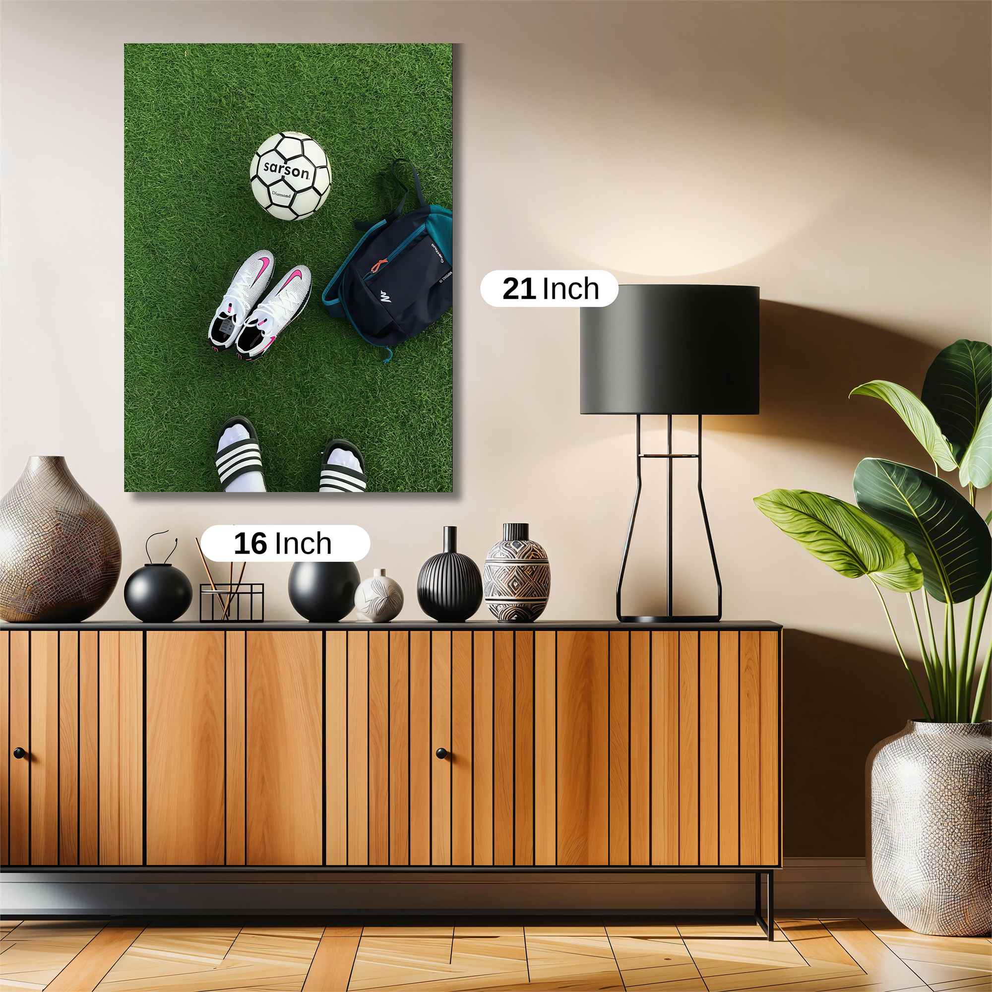 Soccer Serenity Safe Wall Magnetic / M