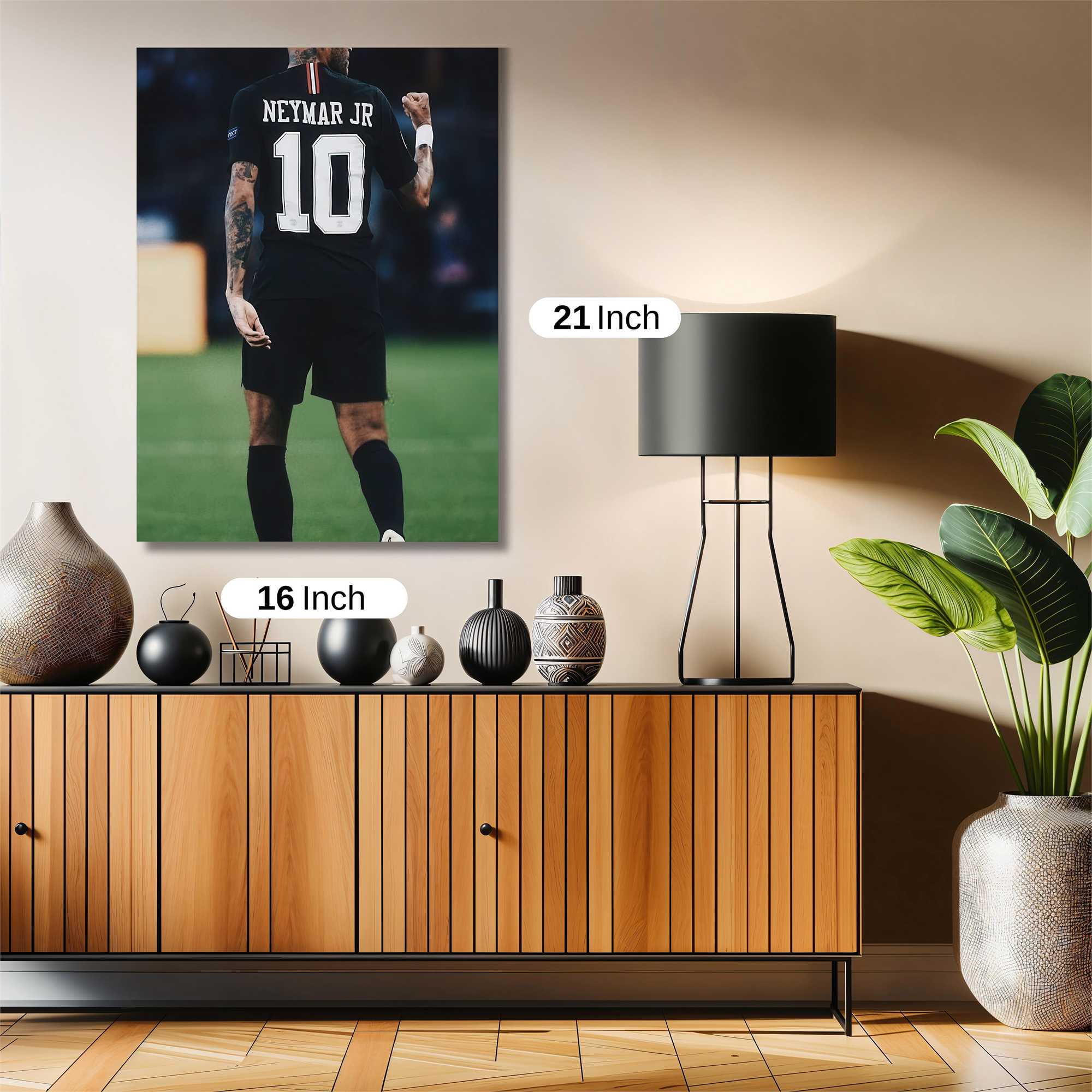 Neymar Jubilant Safe Wall Magnetic / M