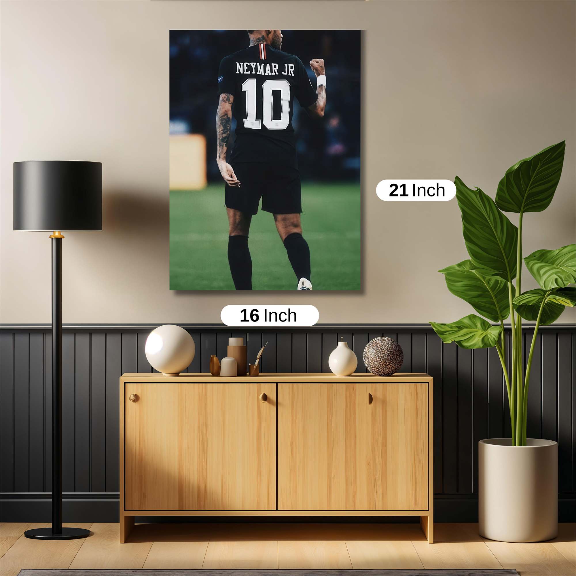Neymar Jubilant Safe Wall Magnetic / M