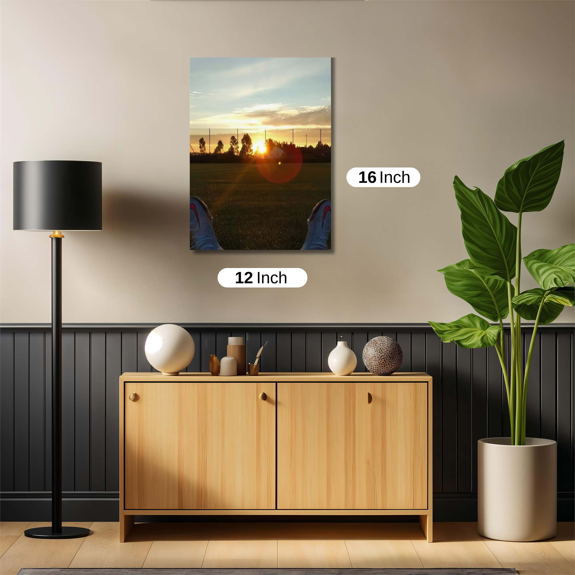 Sunset Serenity Safe Wall Magnetic / M
