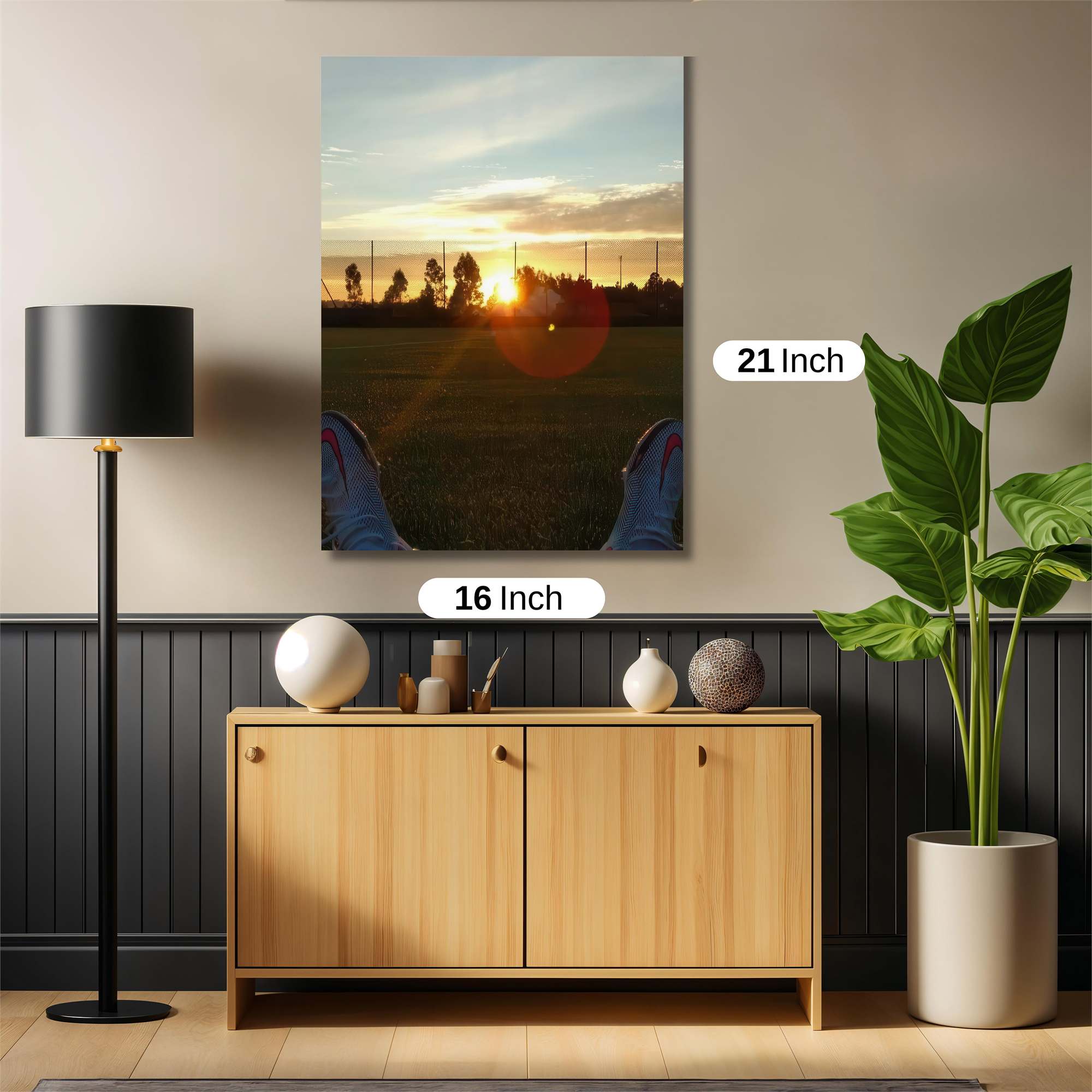Sunset Serenity Safe Wall Magnetic / M