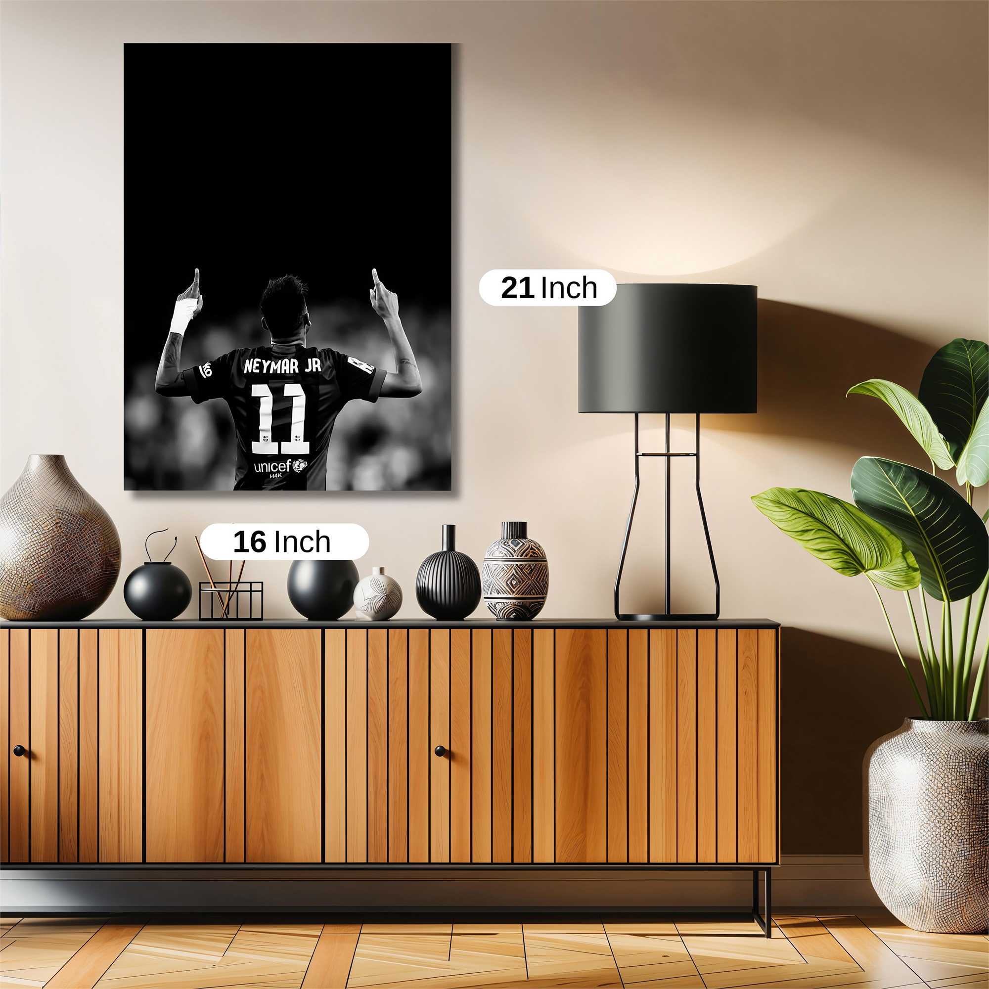 Neymar Jubilant Safe Wall Magnetic / M
