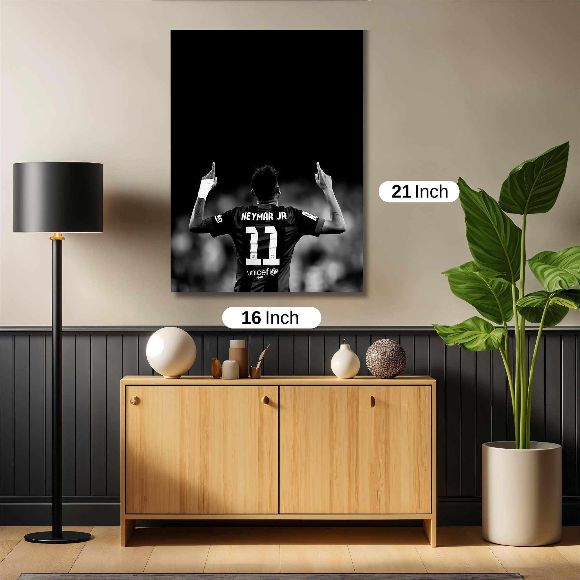 Neymar Jubilant Safe Wall Magnetic / M