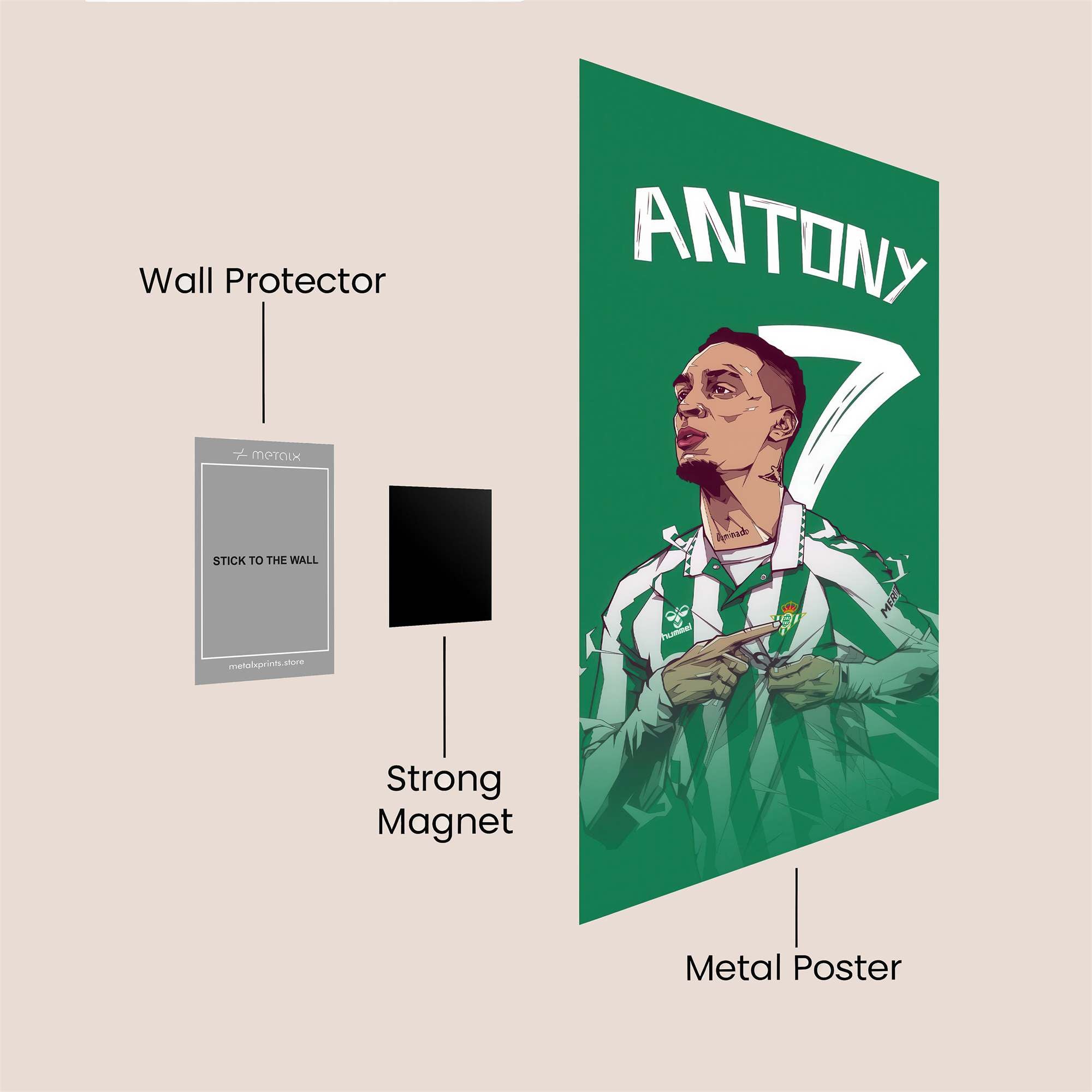 Antony Zeal Safe Wall Magnetic / M